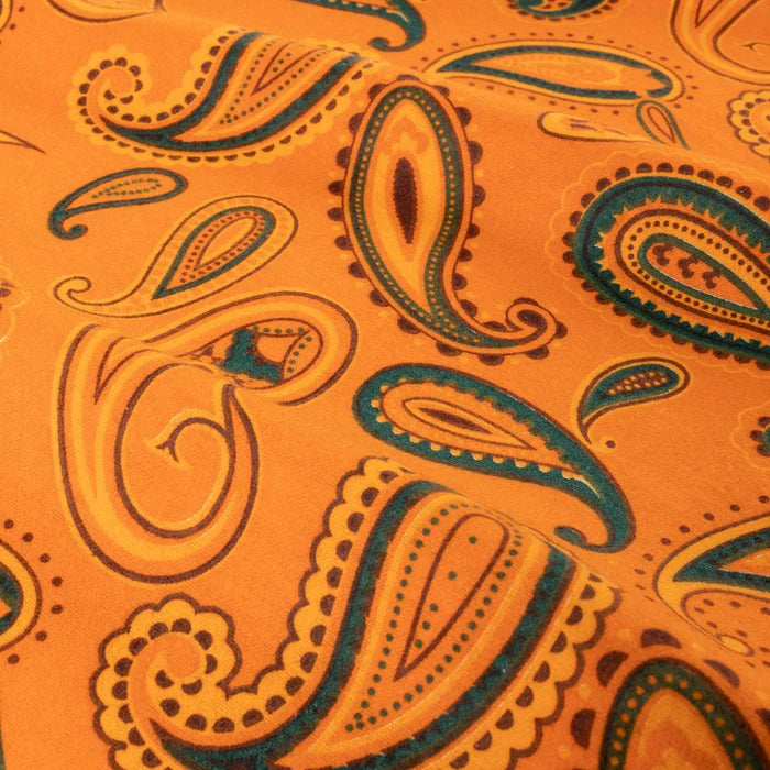 Soft Cotton Flannel Paisley 2-Piece Pillowcase Set - Luxury Bedding for Cozy Nights & Home Decor