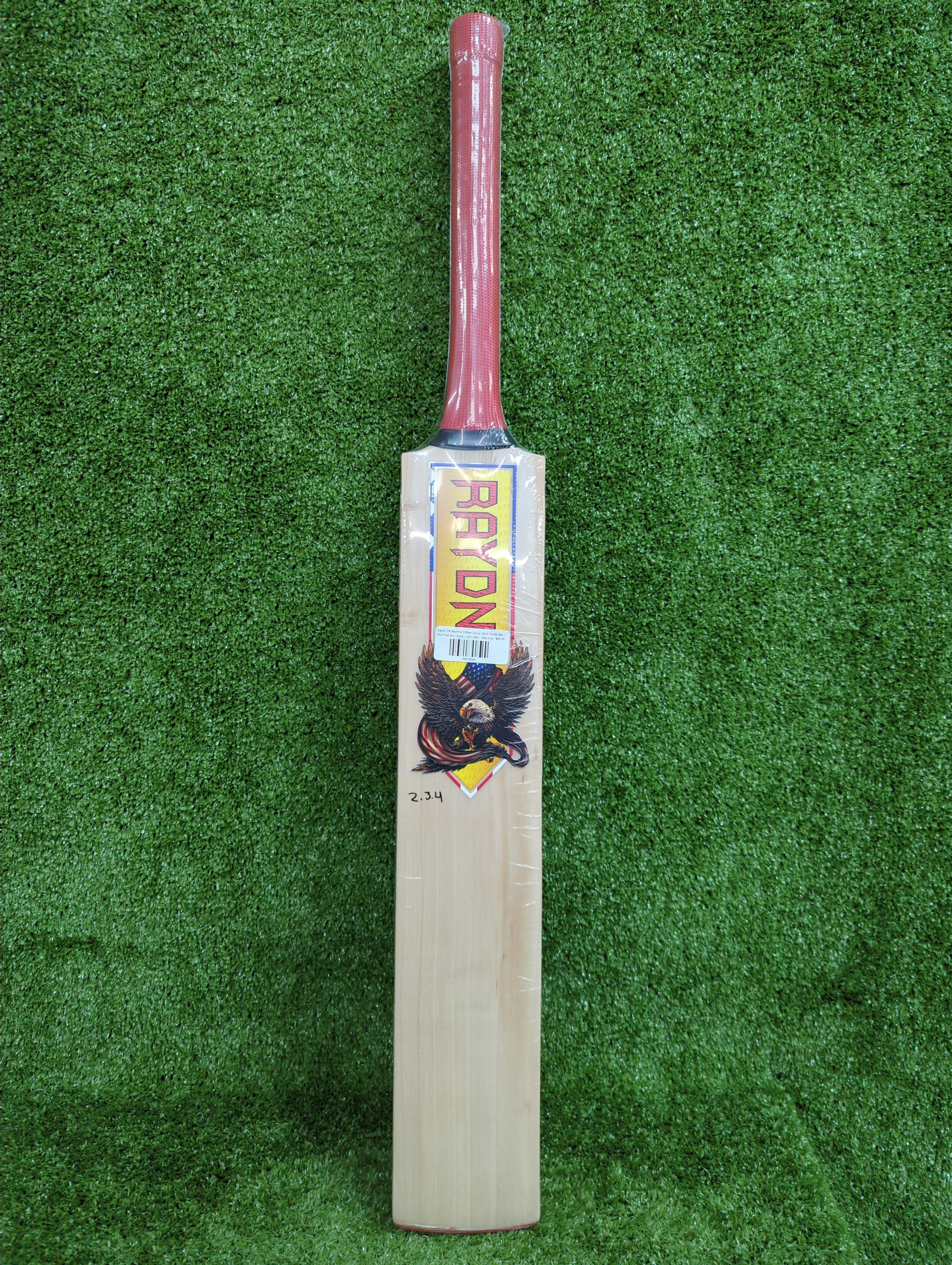 Premium Raidyn DK Kashmir Willow Scoop Adult Cricket Bat for Tennis Ball - Perfect for Casual Matches, Backyard Practice & Training Sessions