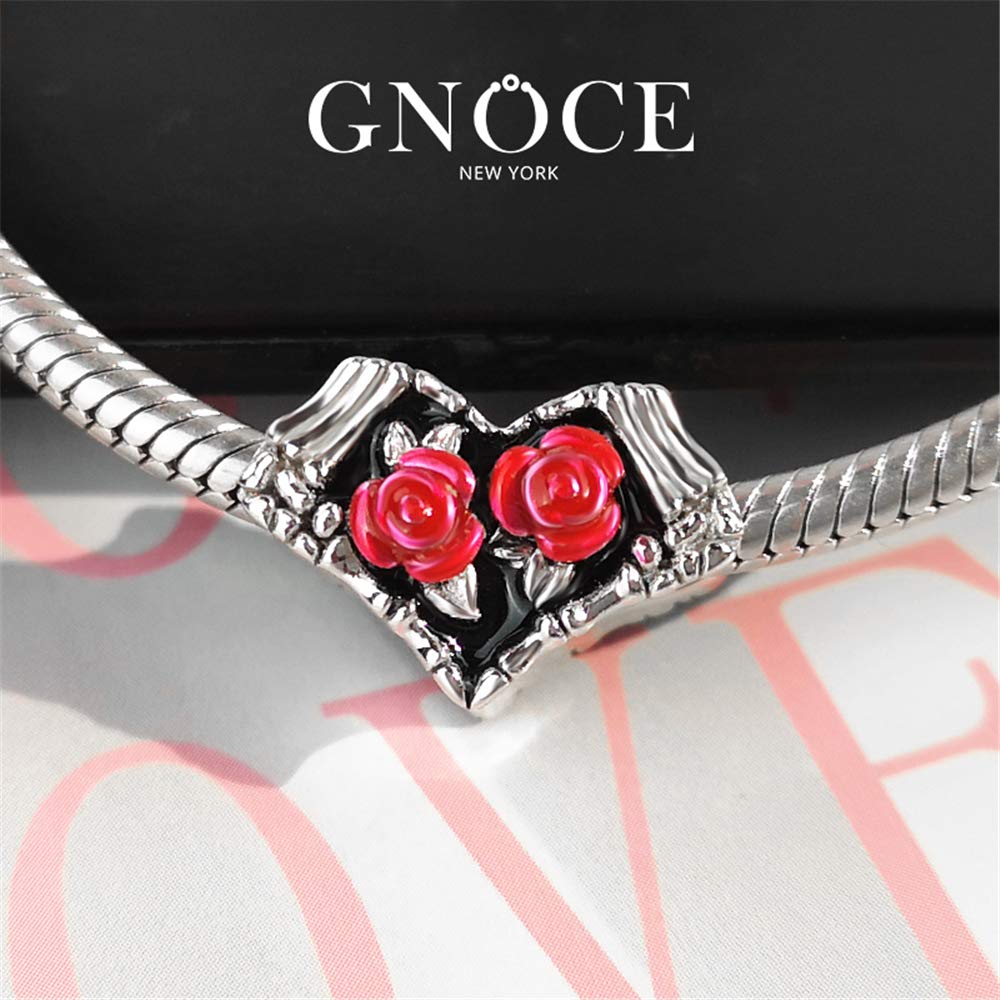 GNOCE Black Charm Set - Sterling Silver Be Safe & Doctor Schnabel Pendant for Women & Men - Perfect for Bracelets & Necklaces - Ideal for Gifts, Everyday Wear & Special Occasions