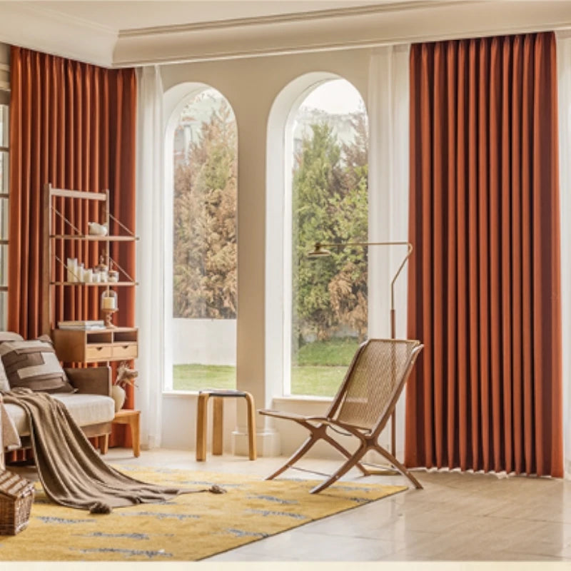 Claire Polyester Wavy Pattern Curtain Swatch - Elegant Window Treatment for Living Room, Bedroom & Home Decor