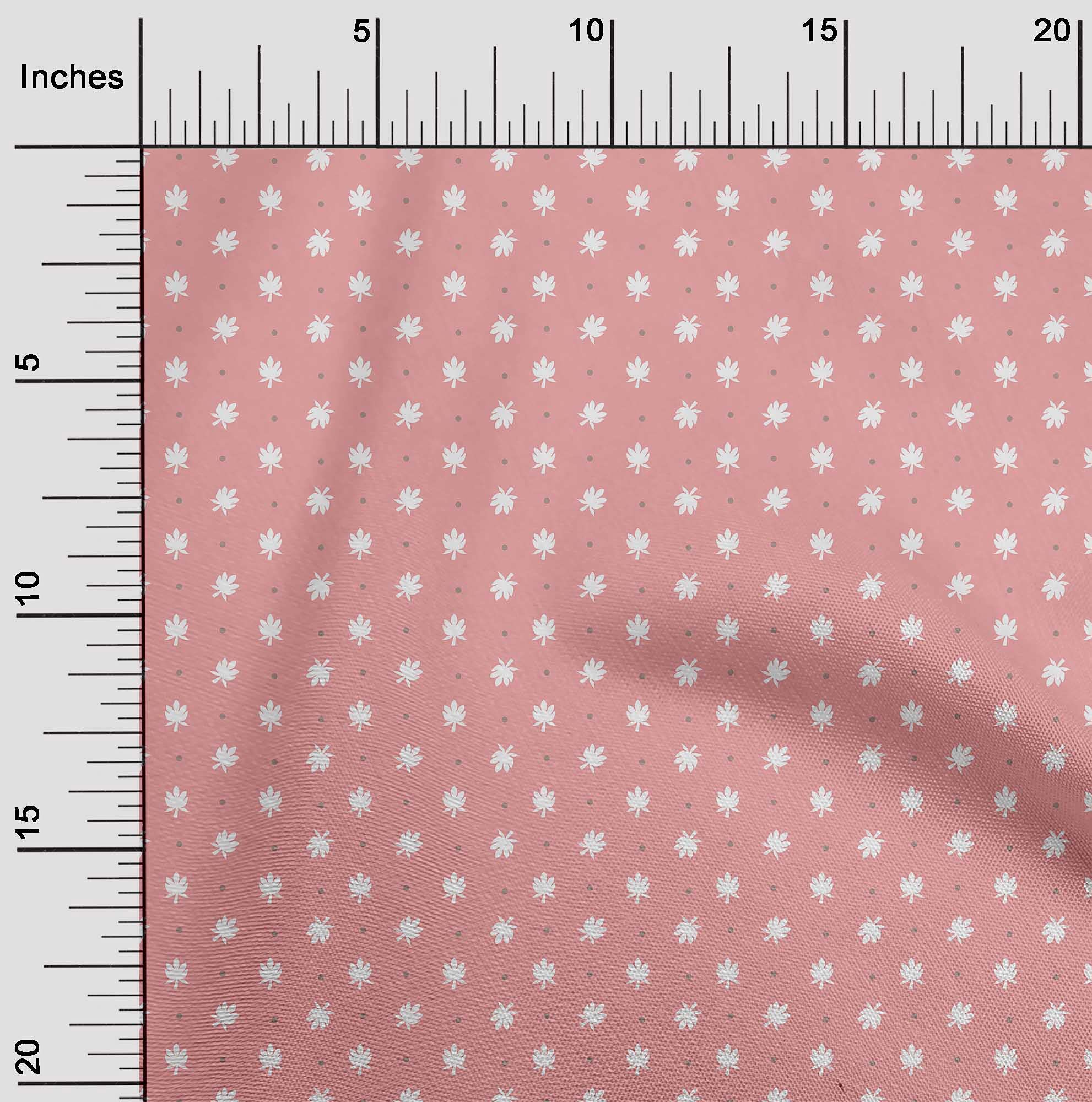 oneOone Cotton Silk Light Pink Abstract Floral Print Fabric by The Yard - 42 Inch Wide Dress Material for Summer Dresses, Blouses & DIY Sewing Projects