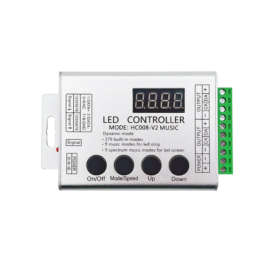 4-Key RF Wireless Remote Controller for Addressable RGB/RGBW LED Lights - Aluminum Shell, DC5-24V - Perfect for Home Lighting, Stage Effects, and DIY Projects