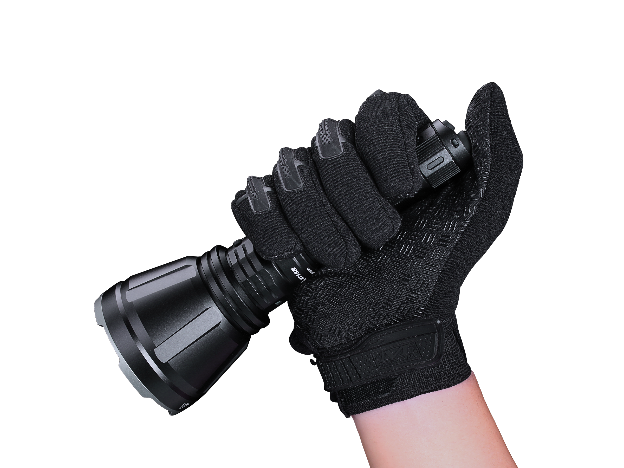 Fenix HT18R Rechargeable Hunting Flashlight Kit with Picatinny Mount & Remote Pressure Switch - Perfect for Night Hunting, Tactical Gear, and Outdoor Adventures
