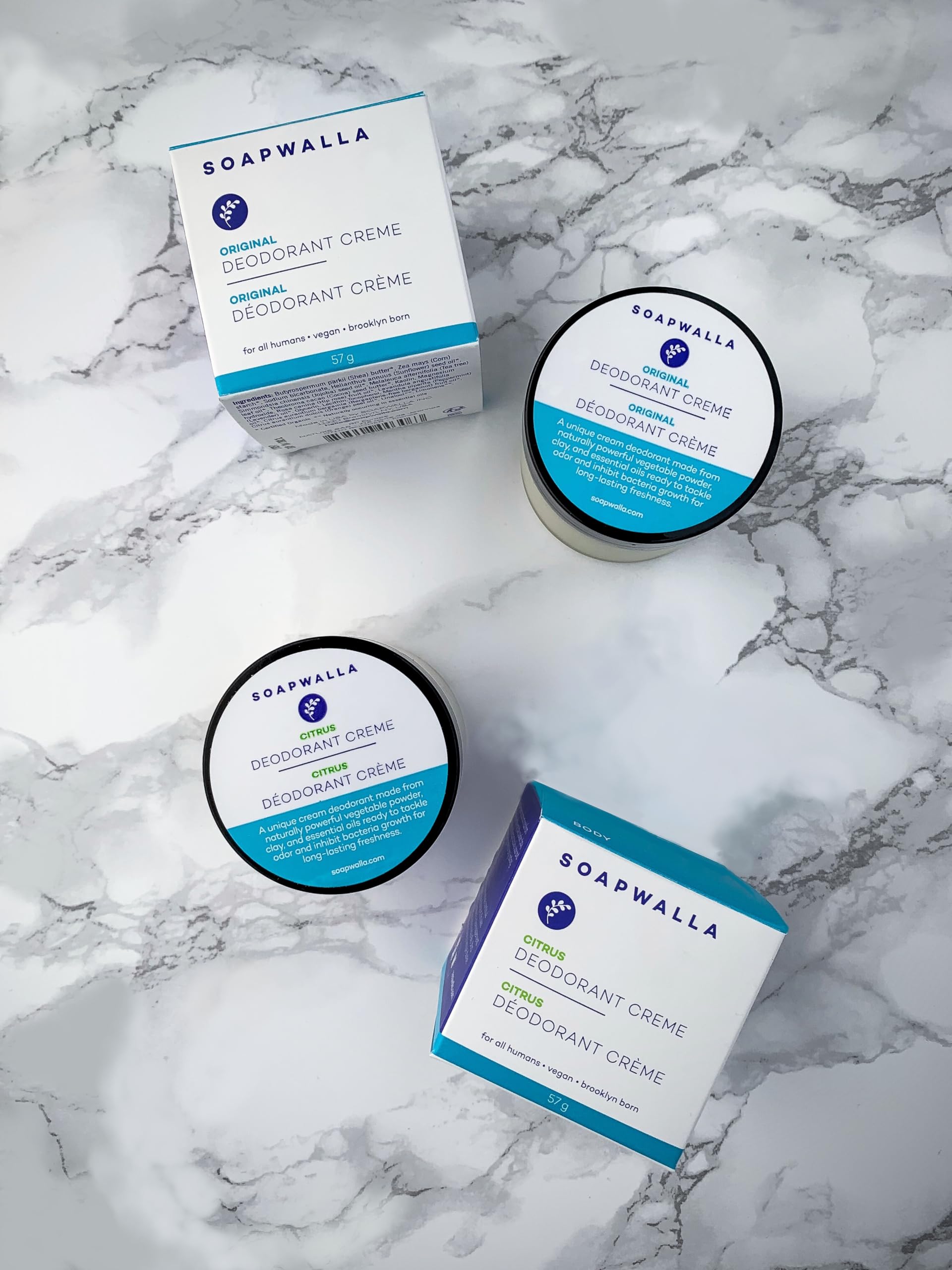Natural Citrus Aluminum-Free Deodorant Cream for Women & Men | Vegan, Cruelty-Free, Clean Skincare | 2 oz (57g) | Fresh All Day for Workouts & Daily Use