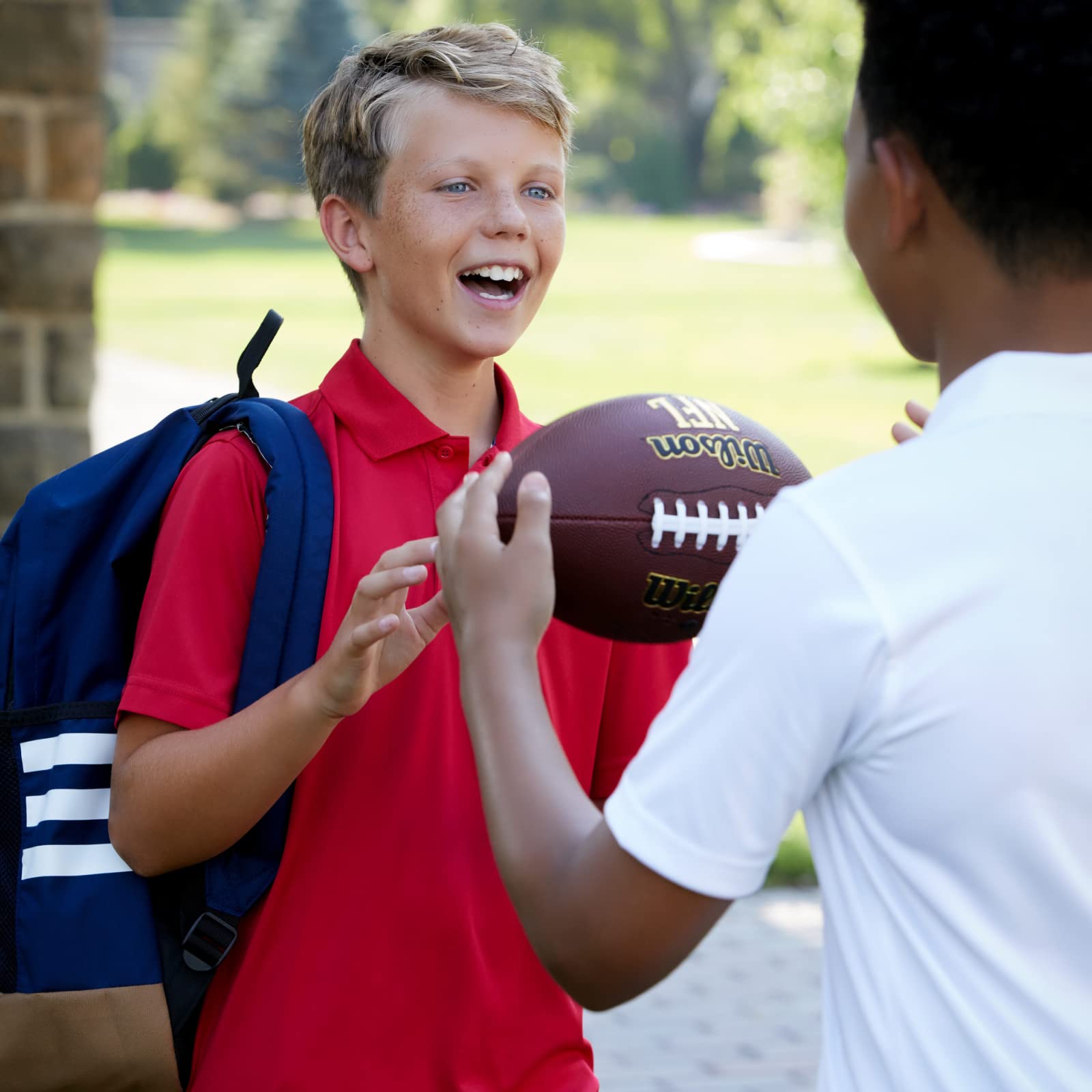 French Toast Boys' Moisture-Wicking Performance Sport Polo Short Sleeve Shirt – Breathable & Quick-Dry for Soccer, Tennis & Outdoor Activities