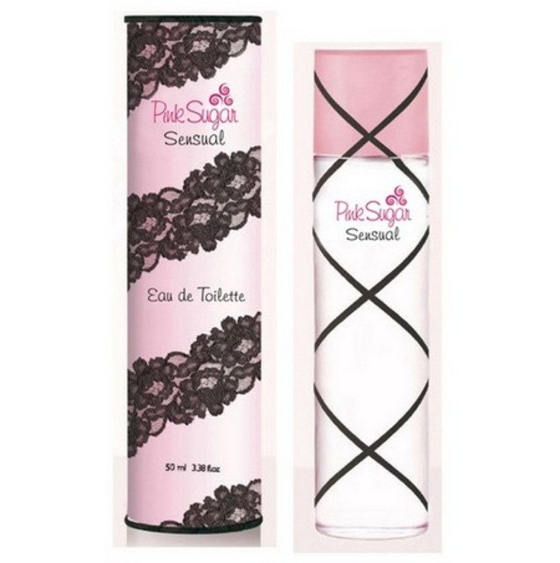AQUOLINA Pink Sugar Sensual Women's Eau de Toilette Spray 3.4 oz - Floral Vanilla Perfume for Date Night & Special Occasions