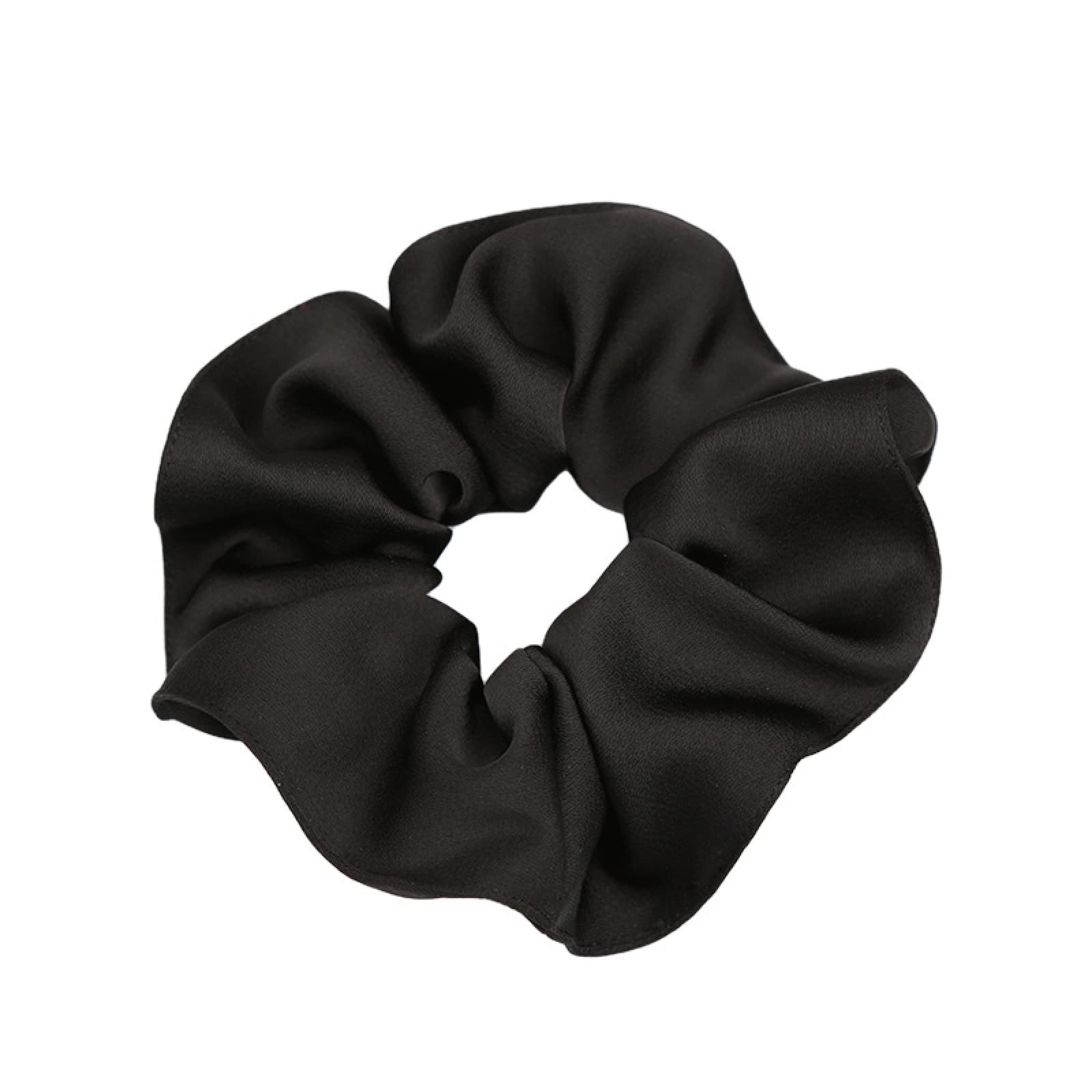 Large Ponytail Holders 4Pcs - Cotton Linen Hair Rings for Women | Perfect for Thick Hair & Daily Styling