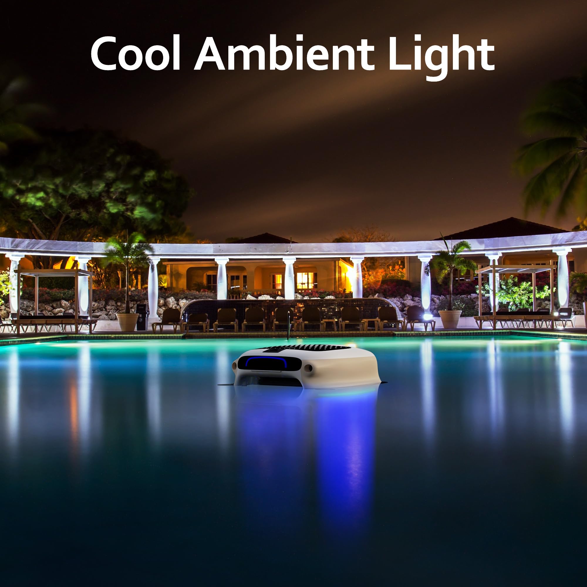 POOLPURE Automatic Pool Skimmer Robot - 10 Hour Runtime, Large Battery Powered (No Solar Panel Needed), Manual Remote Control for Efficient Surface Cleaning | Perfect for Inground & Above Ground Pools, Backyard Maintenance