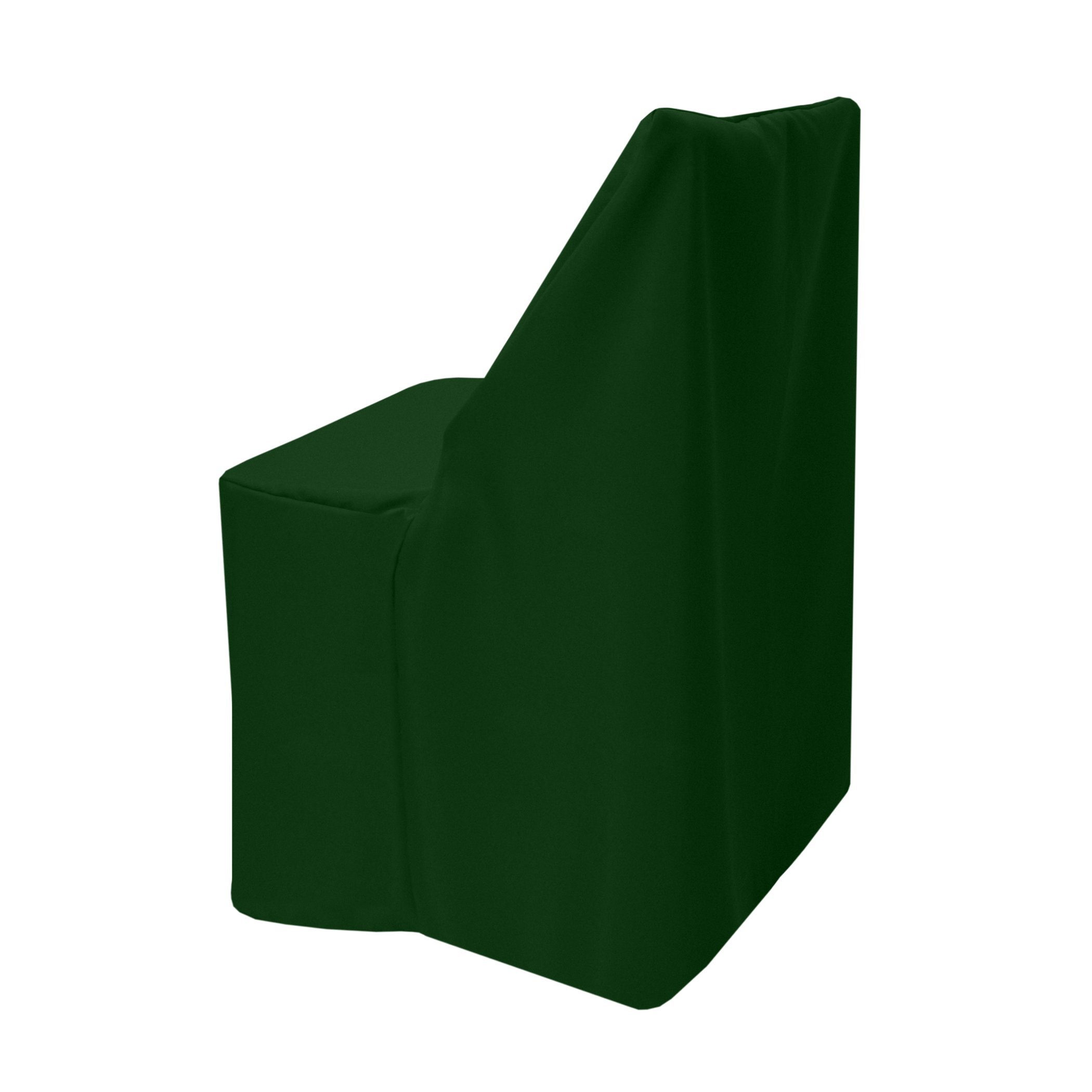 Premium 2-Pack Polyester Folding Chair Covers - Waterproof & Wrinkle-Resistant for Wood Folding Chairs, Hunter Green - Perfect for Weddings, Parties, and Outdoor Events