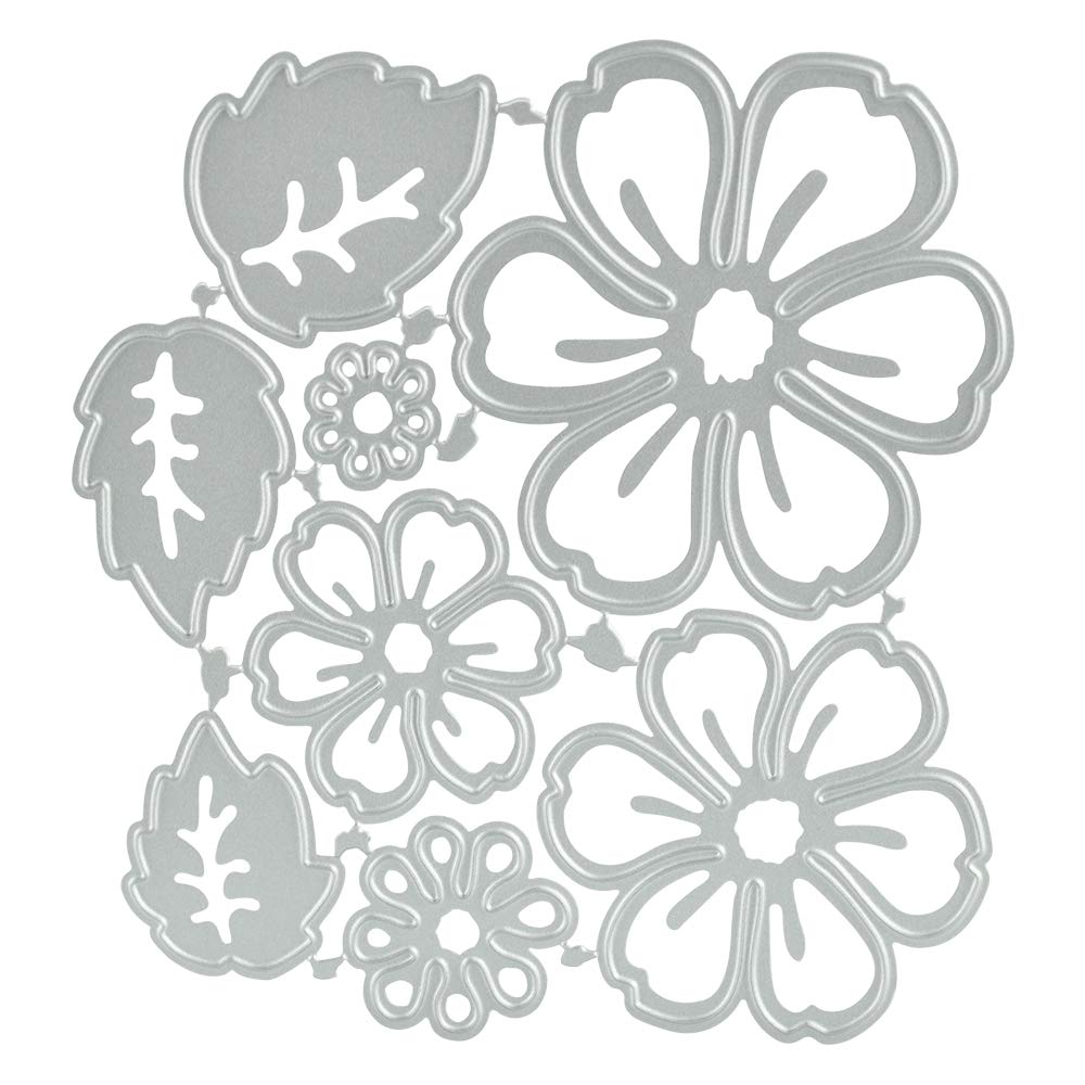 CODIRATO 8-Piece Flower Metal Cutting Dies Set - Scrapbooking Embossing Templates for Photo Albums, DIY Crafts & Gift Making | Perfect for Card Making, Home Decor, and Paper Craft Projects
