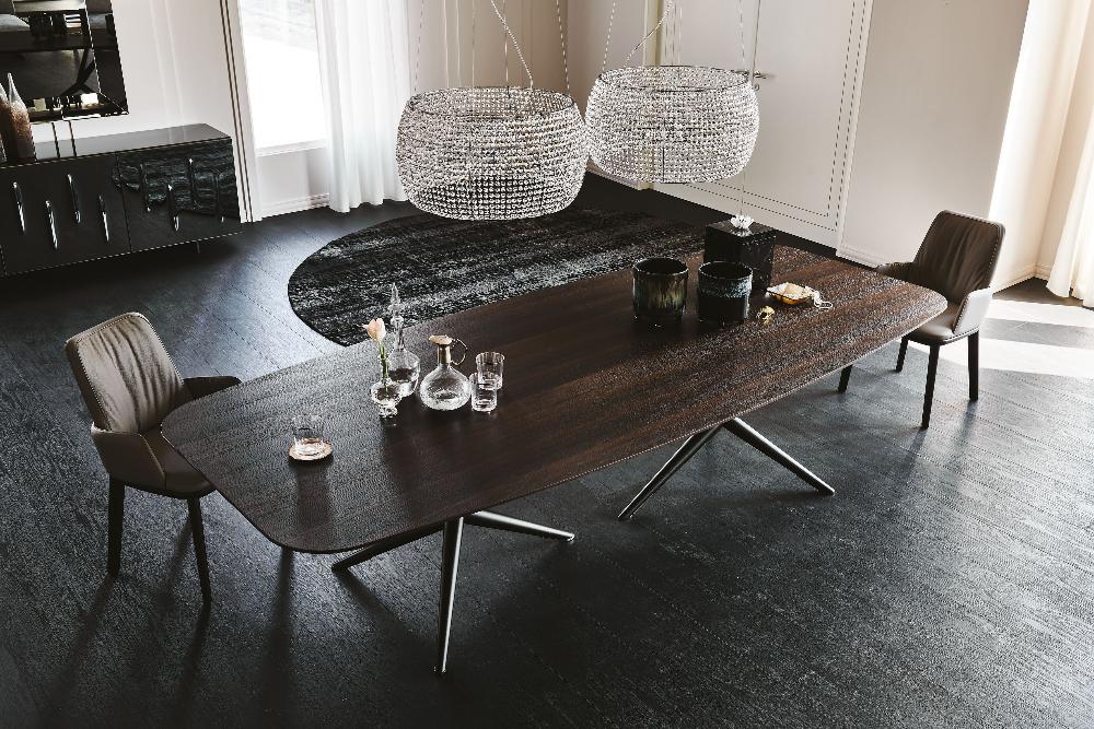 Premium Solid Wood Dining Table - ATLANTIS Handcrafted Wooden Table for Kitchen, Dining Room & Office | Natural Finish Modern Farmhouse Furniture for Home Decor