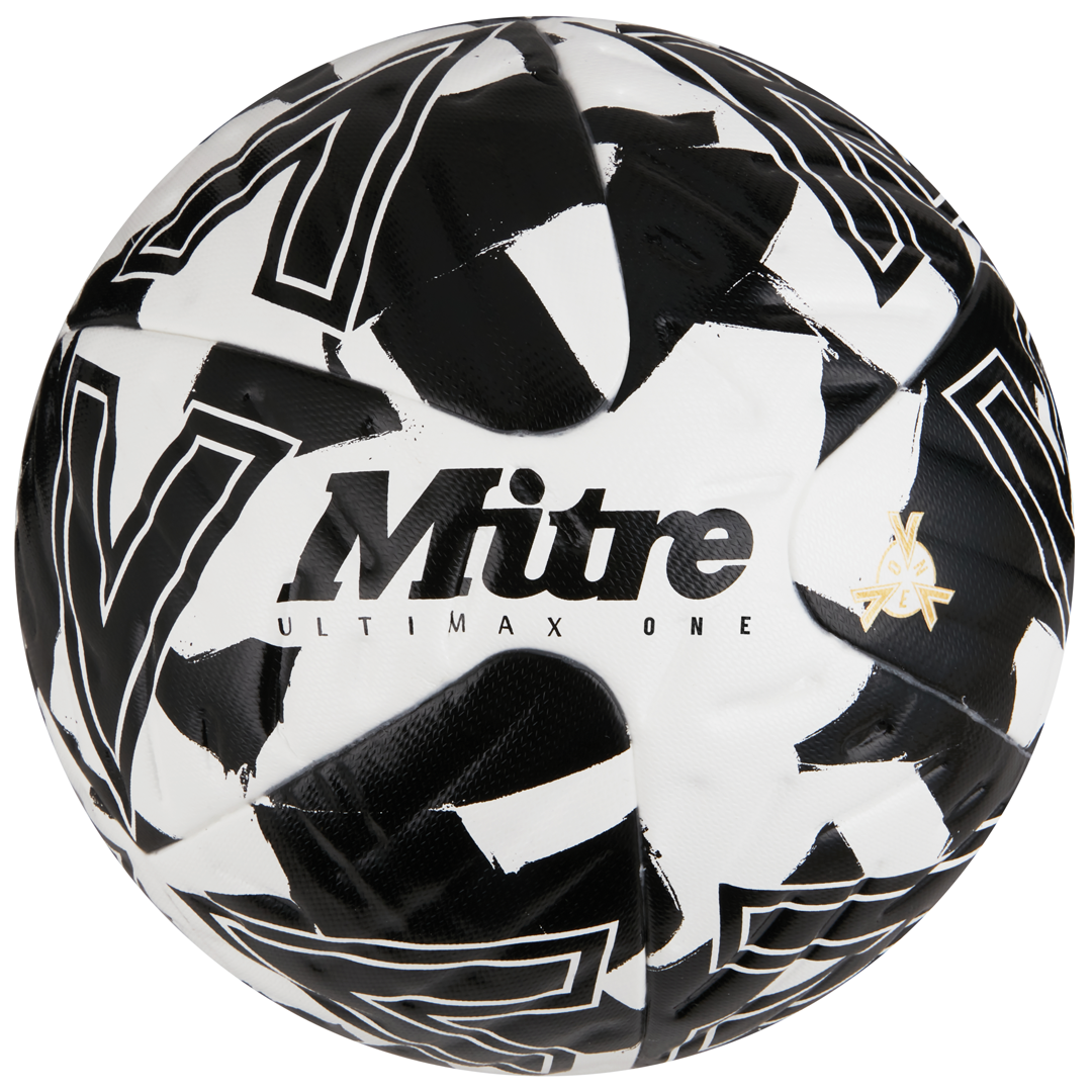 Mitre Ultimax One Soccer Ball - Official Size 5 Match Ball for Training & Games - Perfect for Outdoor & Indoor Soccer Practice, Matches, and Youth Leagues
