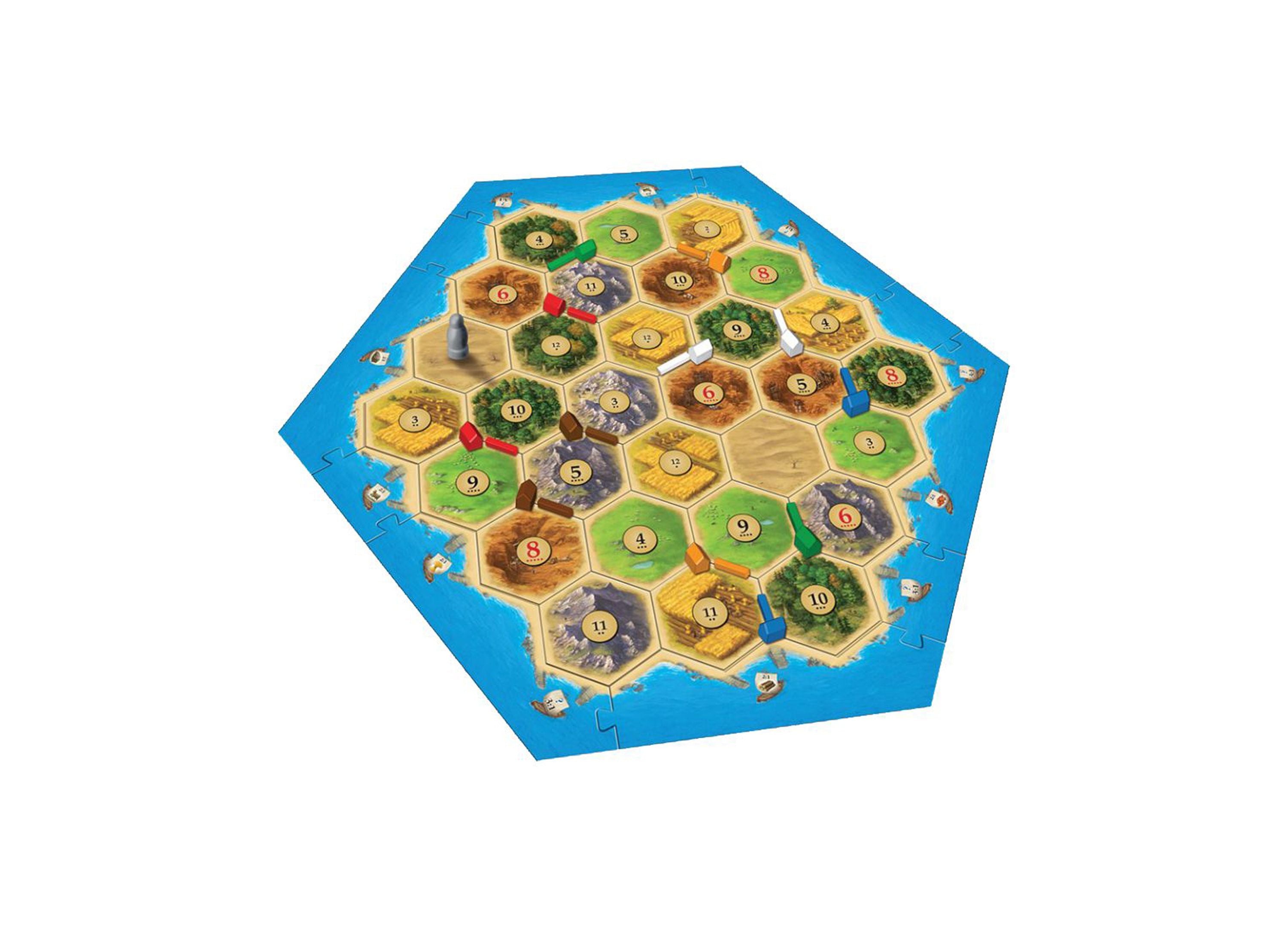 Catan 5-6 Player Extension - Board Game Expansion for Family Game Night & Strategy Game Lovers - Compatible with Base Game for More Players