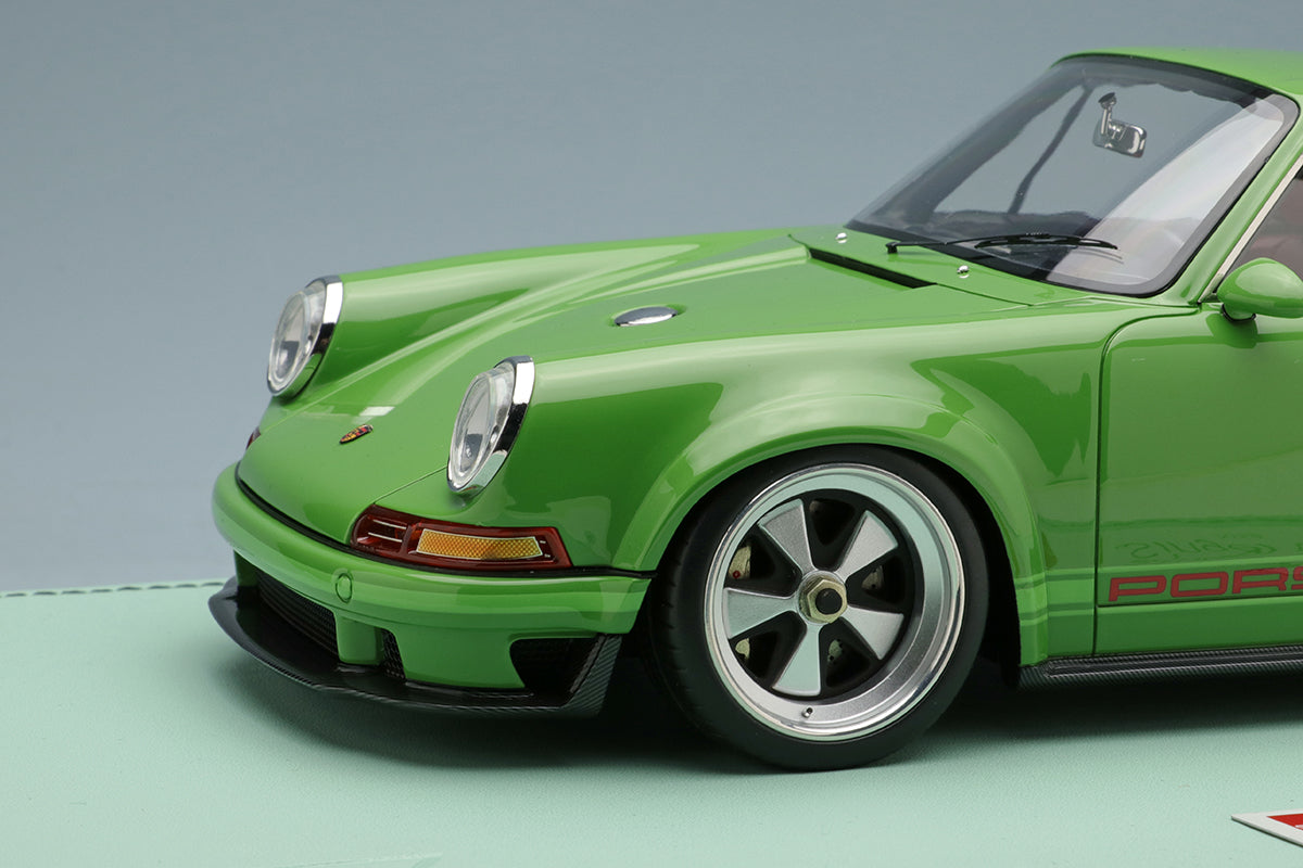 EIDOLON 1:18 Scale Porsche 911 (964) Singer DLS 2018 Green Diecast Model Car - Perfect for Collectors, Display, and Racing Enthusiasts