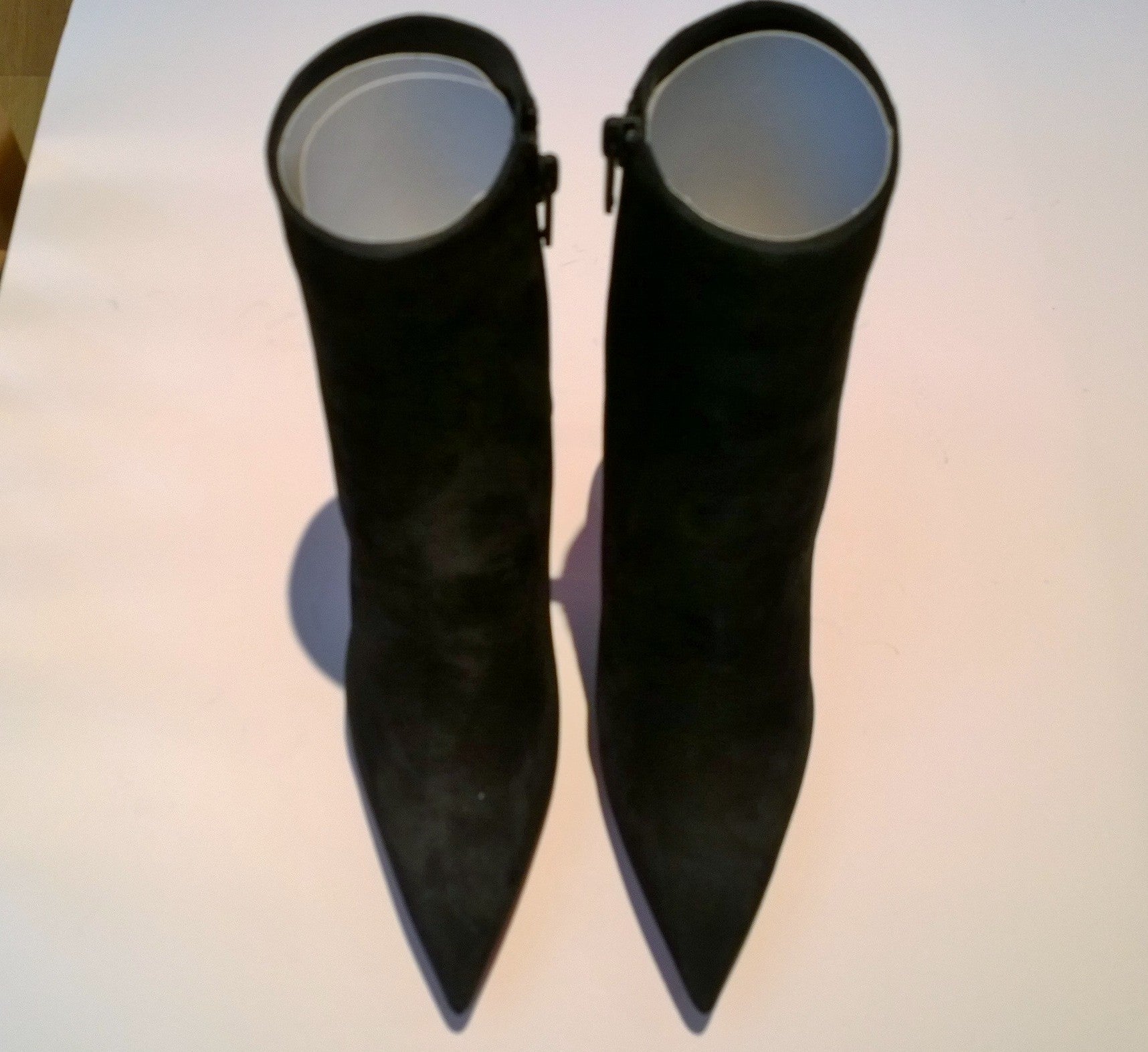 Christian Louboutin Condora 85 Black Suede Heel Boots for Women - Luxury High Heel Ankle Boots | Perfect for Evening Parties, Date Nights & Special Occasions
