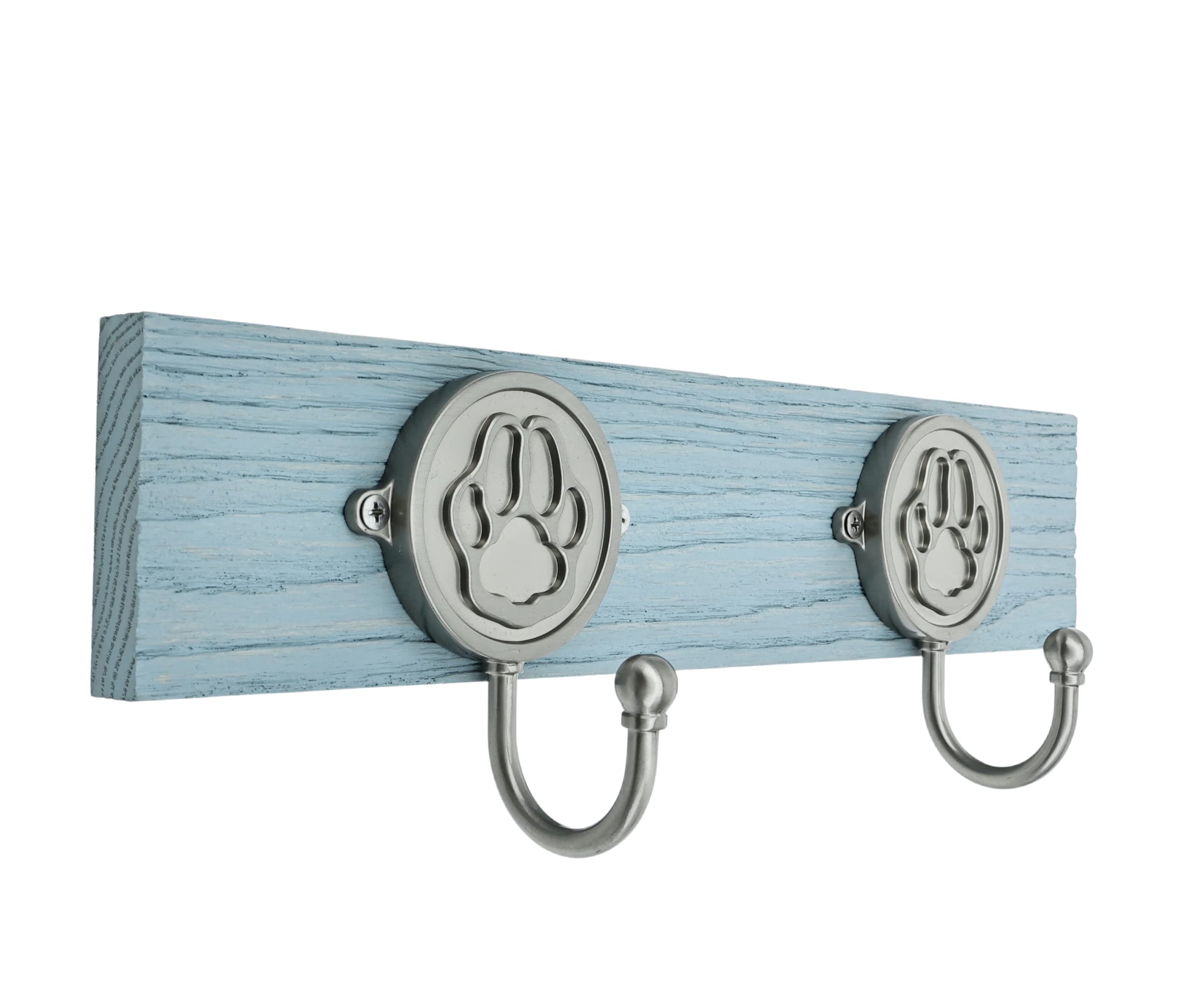TyafTyaf Dog Leash Holder - Wall Mounted Leash & Collar Organizer with Hook for Pets - Perfect for Entryway, Garage, or Mudroom Storage