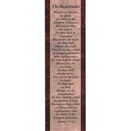 The Beatitudes Bookmarks - Inspirational Bible Verse Bookmarks (Pack of 25) - Perfect for Bible Study, Church Gifts & Christian Book Lovers