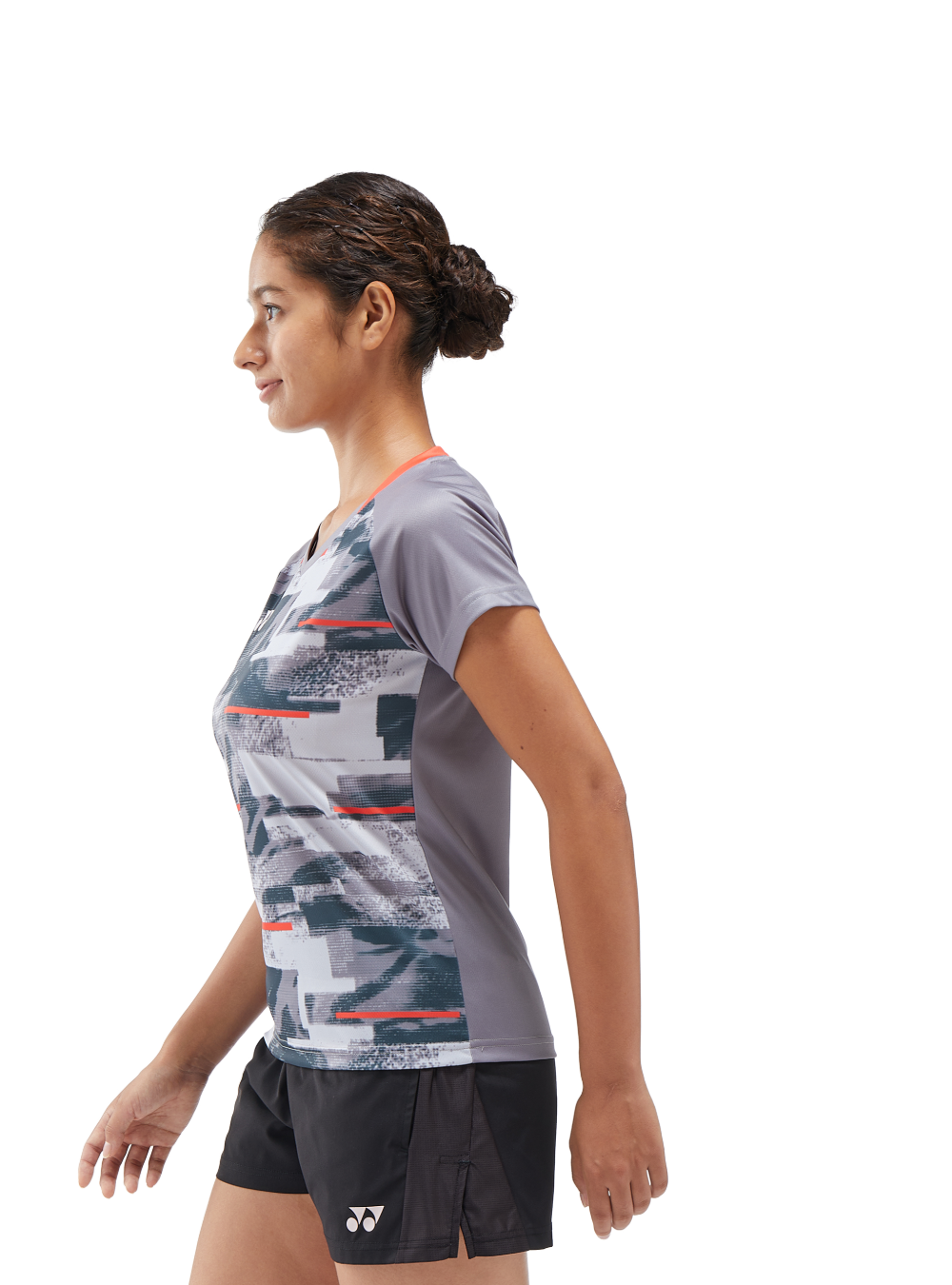 Yonex YW0034EX Women's Crew Neck Team Shirt - Breathable Performance Tennis Top for Women - Perfect for Tennis Matches, Team Sports & Casual Wear