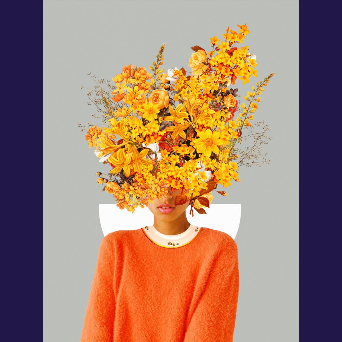 FrankMoth Floral Soul Reflection T-Shirt for Women | Vintage Inspired Graphic Tee | Casual Streetwear & Music Festival Outfit