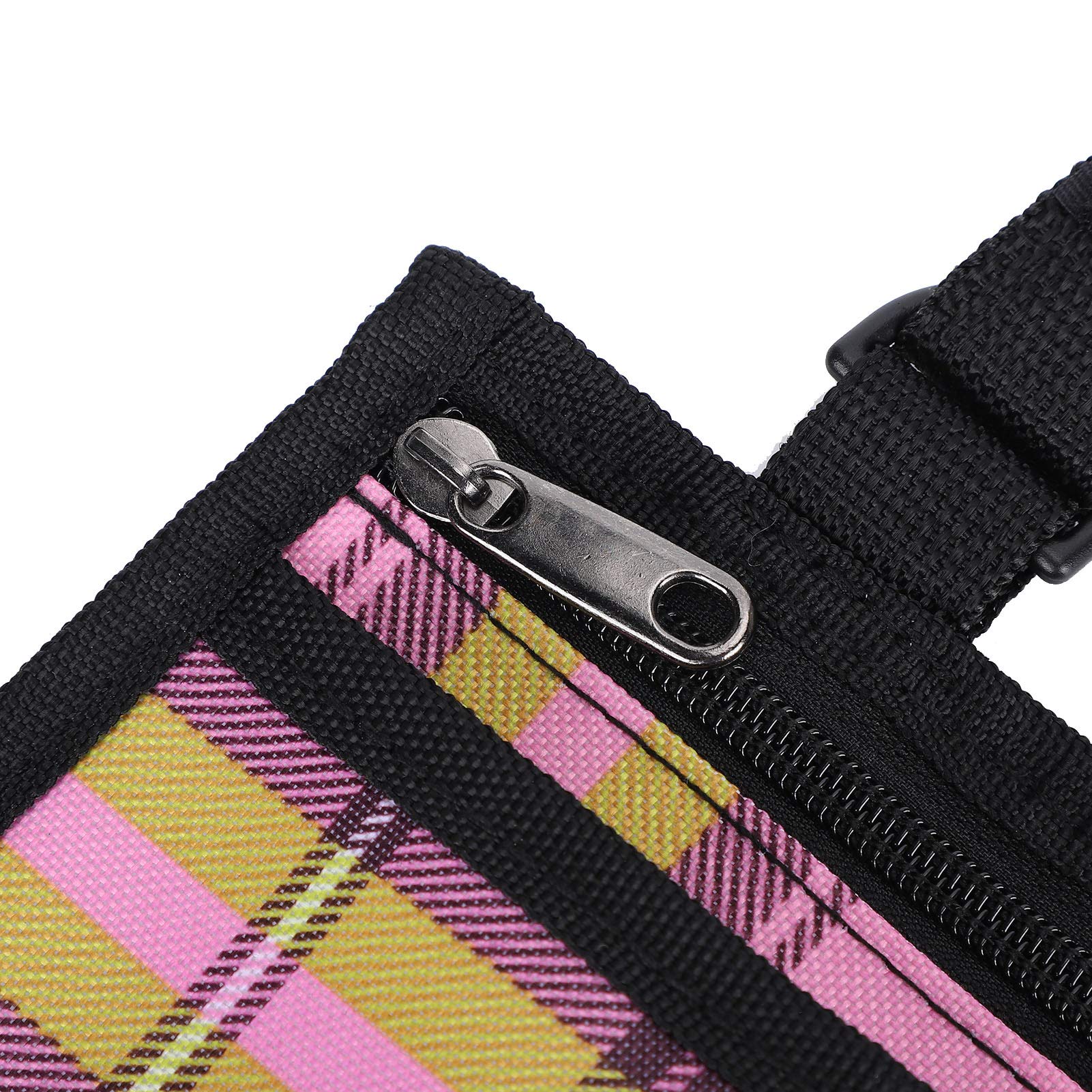 Universal Wheelchair Armrest Storage Bag with Multiple Pockets - 12.6 x 7.1 Inch Mobility Aid Accessory for Electric & Manual Wheelchairs - Perfect for Daily Essentials, Medical Supplies & Outdoor Activities