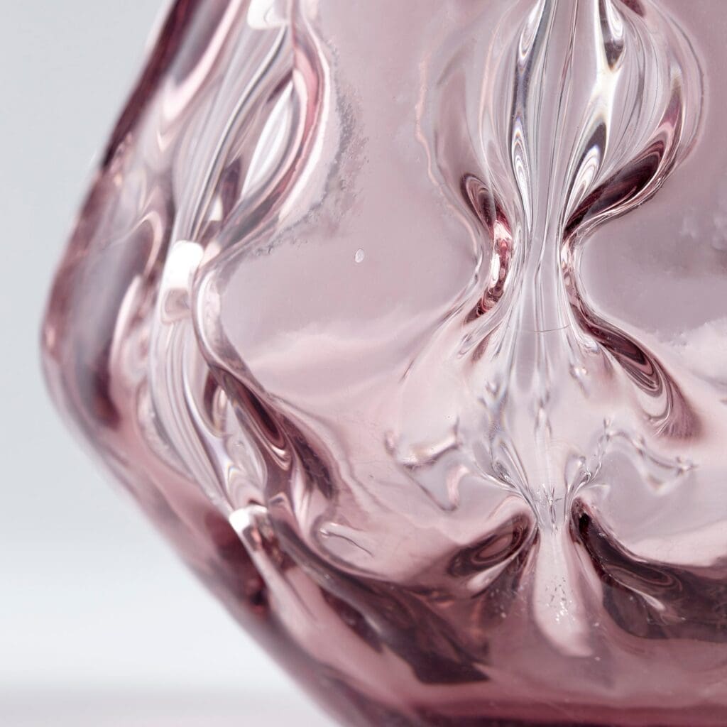 Cyan Design 11074 Geneva Vase - Small Blush Pink Ceramic Home Decor for Living Room, Dining Table, Wedding Centerpiece