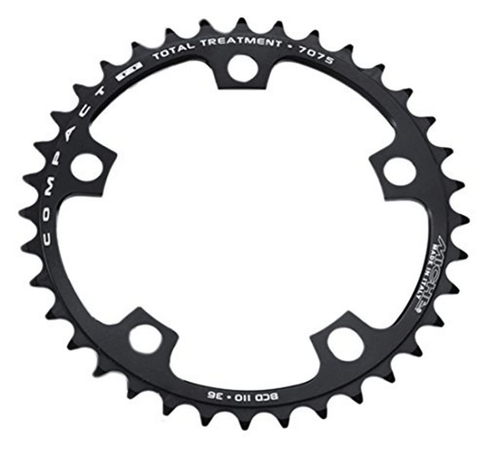 Miche Cicli Bonin Unisex Adult Fac Gears 1986 BCD110 36T Chainring - Black One Size | Road Bike & Fixie Gear Upgrade | Perfect for Cycling Enthusiasts & Commuters