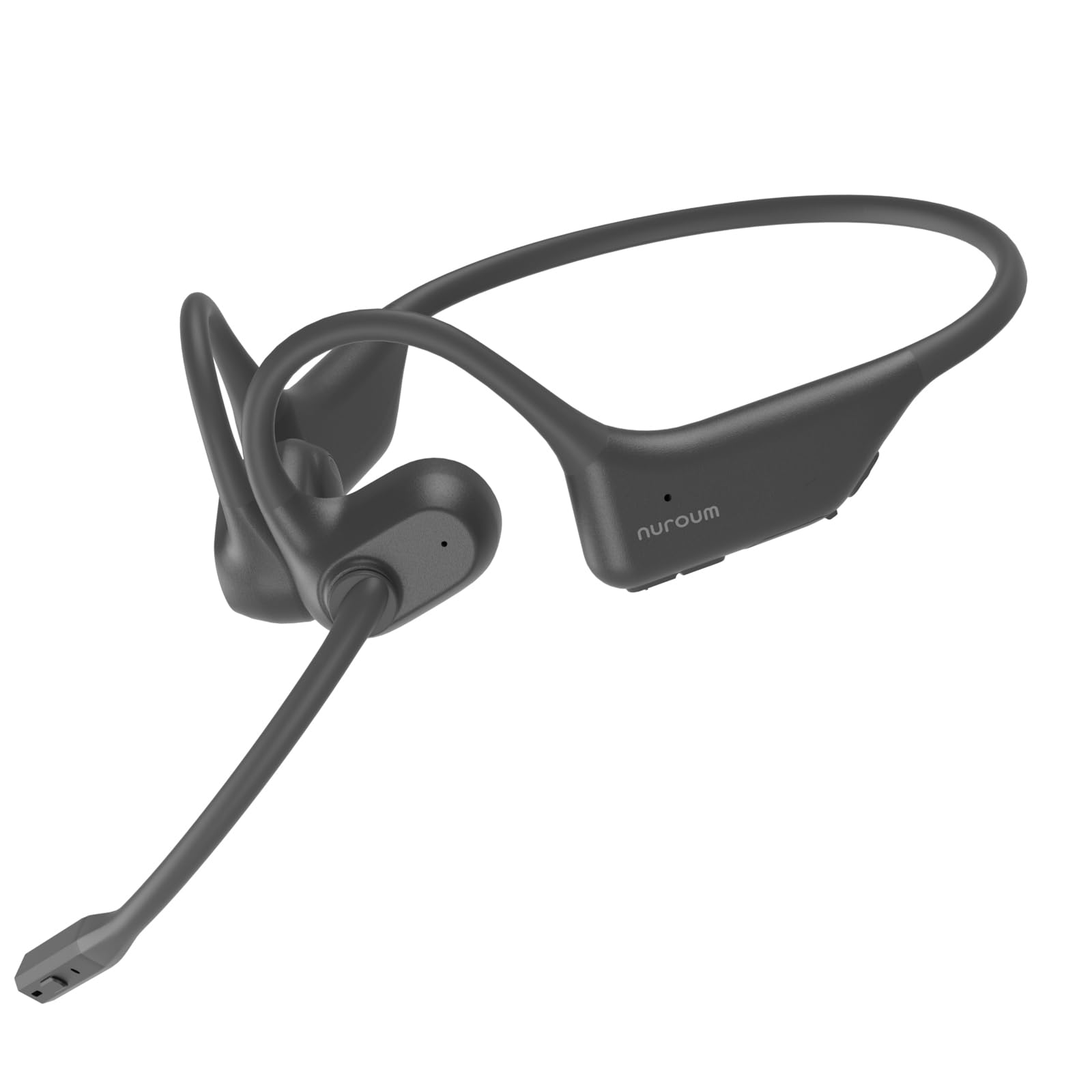 NUROUM OpenEar Pro Wireless Bluetooth Headphones with ENC Noise Cancelling Mic - Bluetooth 5.3 Multi-Point Connection, Sweatproof Design, 15H Battery Life - Perfect for Driving, Office Work, Workouts & Outdoor Activities