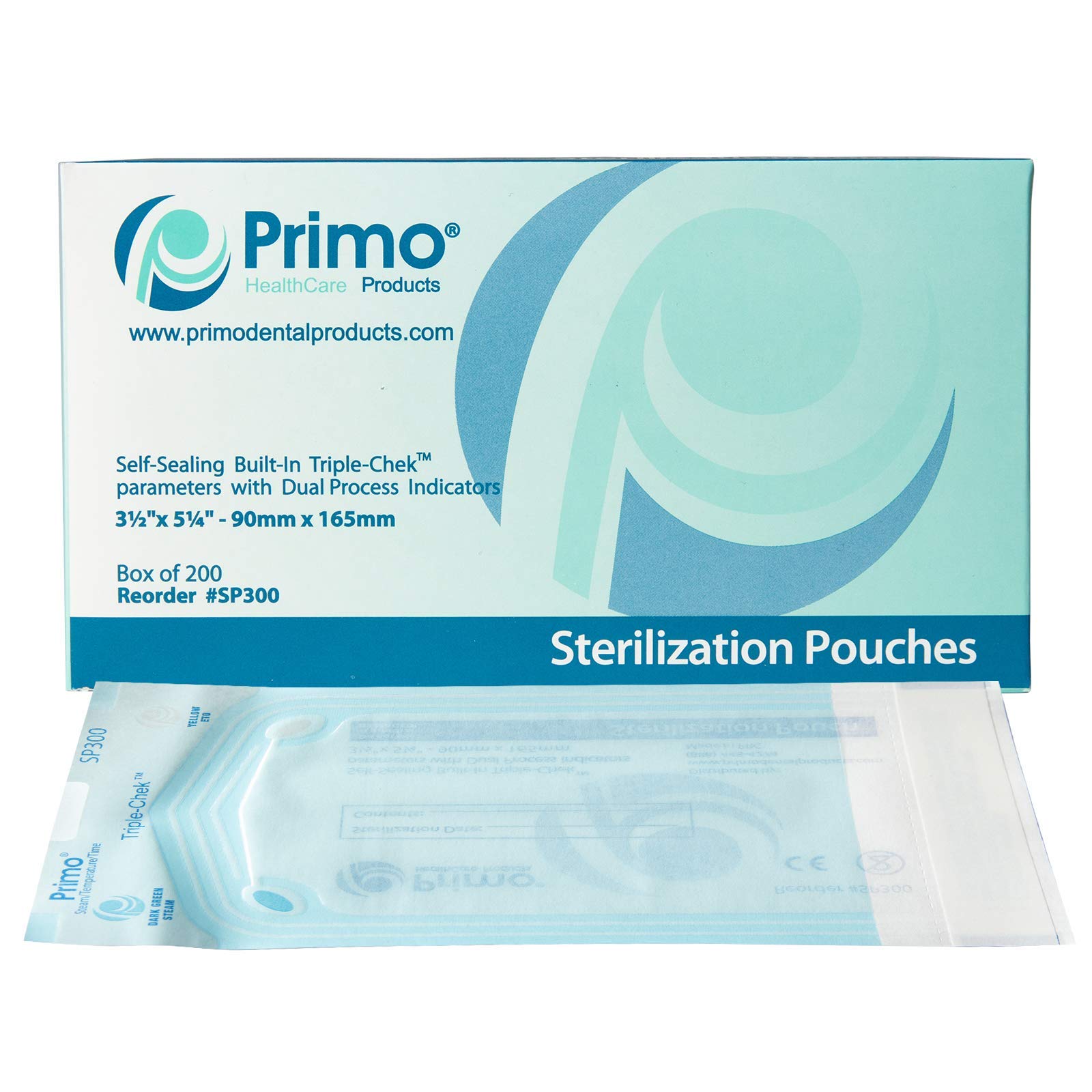 SP300 Self Seal Sterilization Pouches - Autoclave Sterilizer Bags for Dental Tools, Nail Technicians & Tattoo Artists (3.5
