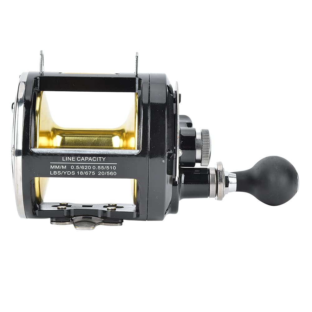 **Saltwater Fishing Reel - Heavy Duty Conventional Jigging Reel for Deep Sea Fishing | Saltwater Trolling, Offshore Angling & Big Game Fishing**