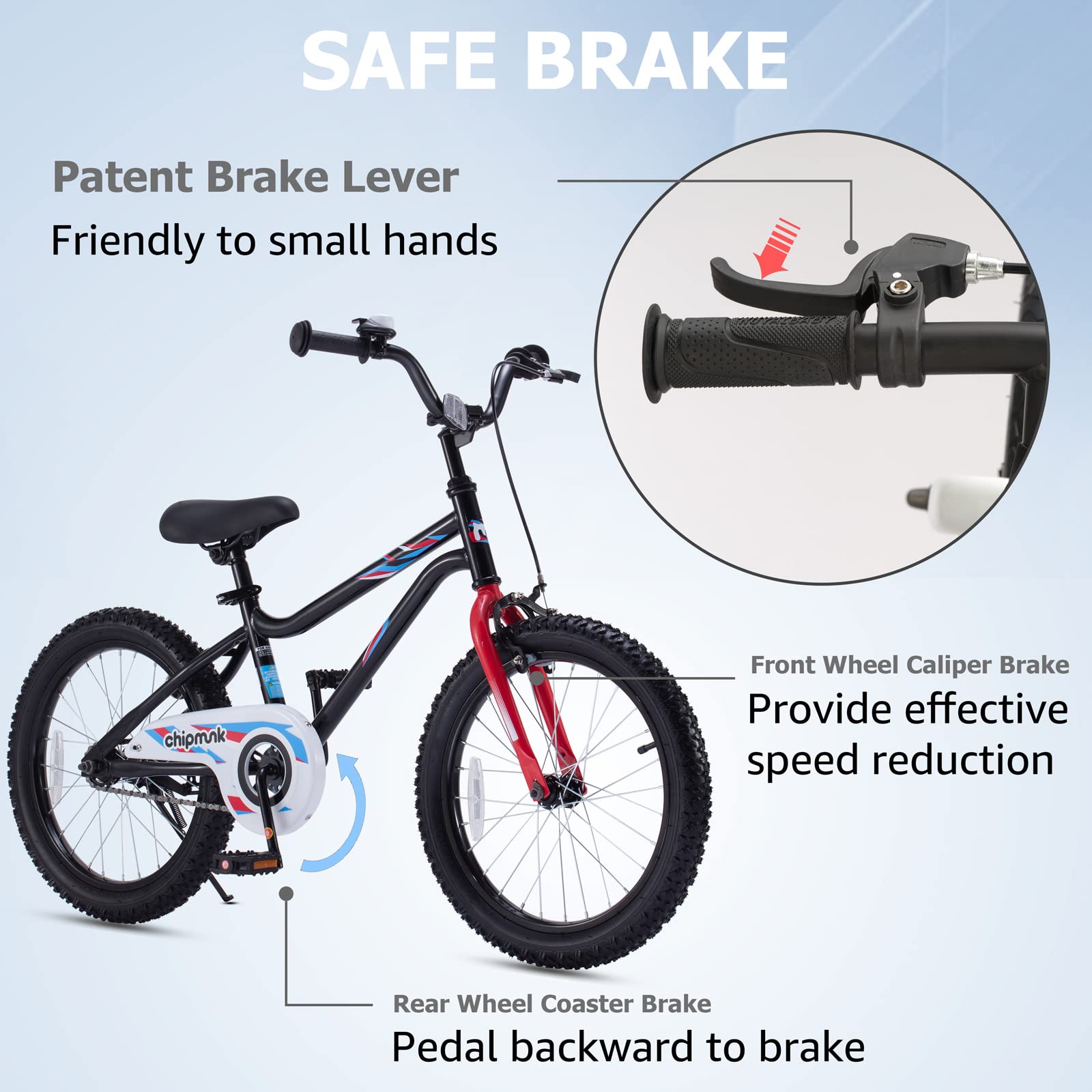 RoyalBaby Kids Bicycle for Boys & Girls Ages 3-9 Years - 12, 14, 16, 18 Inch Wheels - Lightweight Summer Bike with Training Wheels - Perfect for Outdoor Play, Park Rides & Neighborhood Cycling