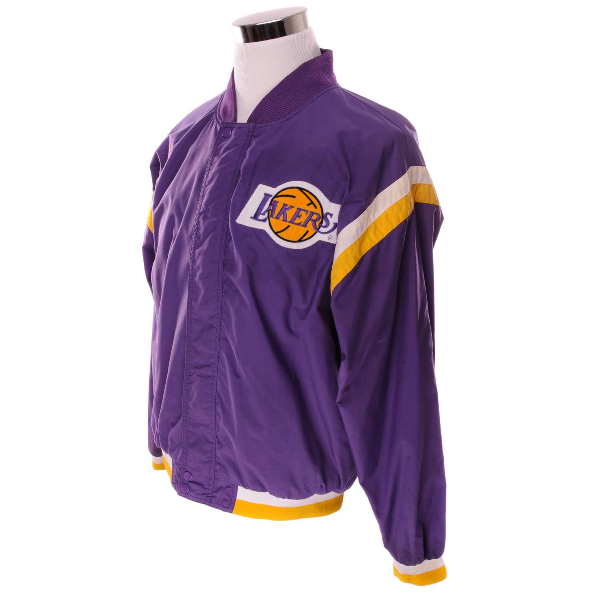 Vintage Champion NBA Los Angeles Lakers Jacket 1990-2000s - Size Large - Retro Basketball Fan Gift & Streetwear Fashion