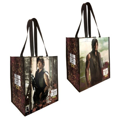 The Walking Dead Daryl Dixon Canvas Tote Bag - Eco-Friendly Reusable Grocery Shopping Bag for Fans & Collectors | Perfect for Comic Con, Groceries, and Everyday Use