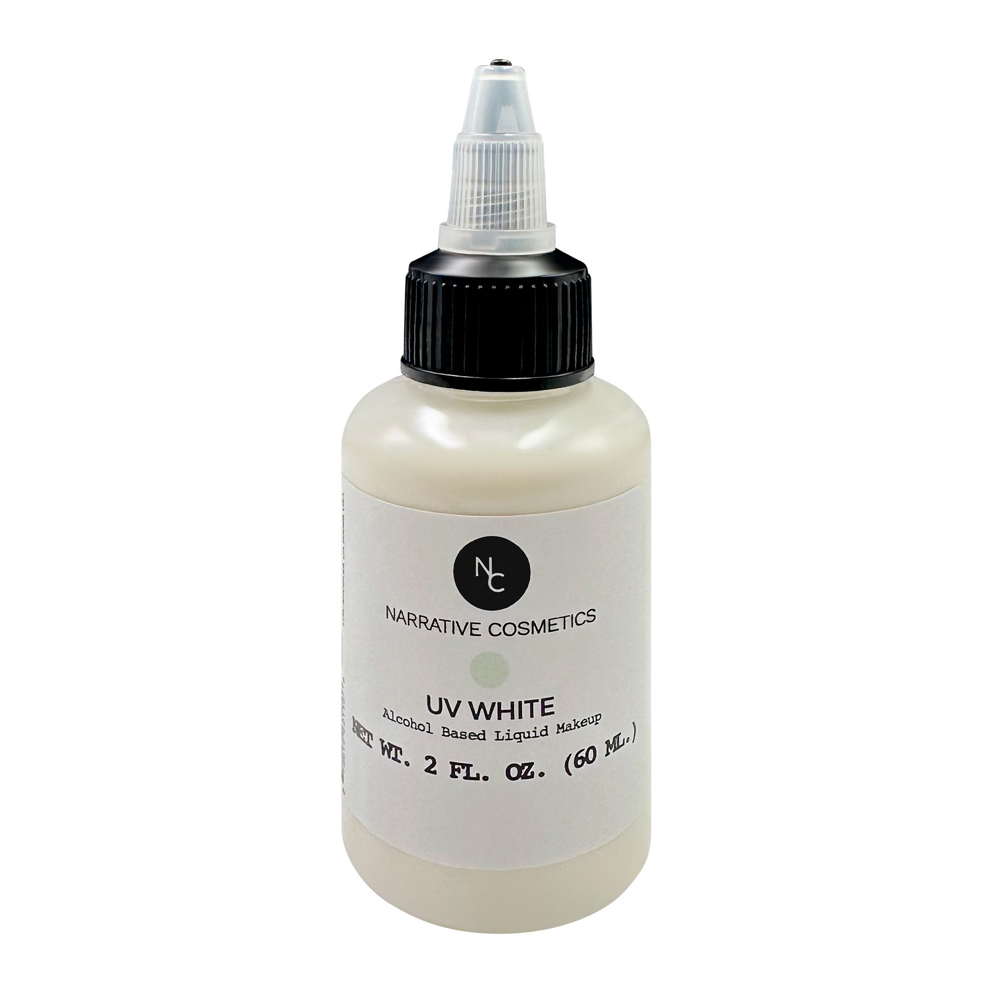 UV Fluorescent Alcohol Airbrush Paints - 2 fl oz (60ml) for Airbrush Art, Tattoo Practice & Body Painting - Glow Under Black Light for Night Events & Halloween Makeup