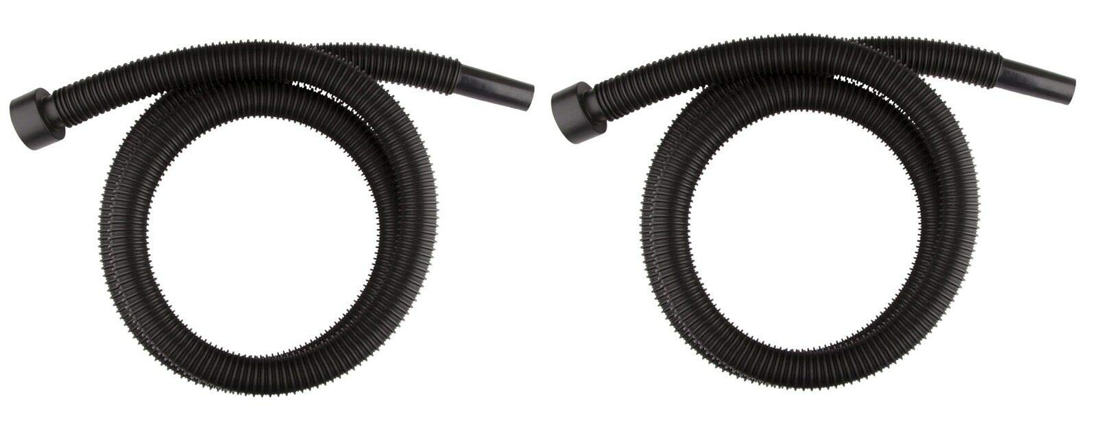 2-Pack Shop Vacuum 10FT Hose - Compatible with Shop Vac, Craftsman & Ridgid Wet/Dry Vacuums - Ideal for Garage, Workshop & Home Cleaning