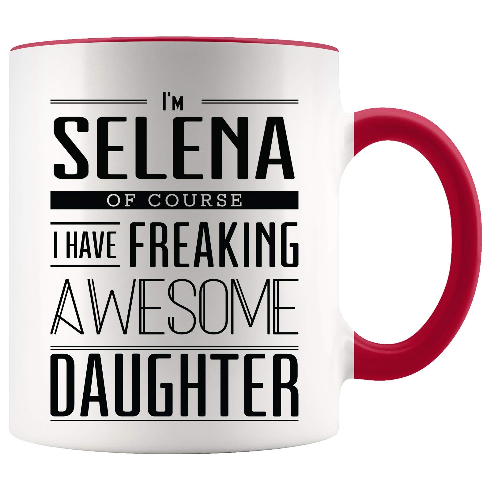 Unique Funny Coffee Mug for Mom - 11oz Best Mother's Day Gift from Daughter, Birthday Present, Freaking Awesome Mom Mug, Perfect for Coffee, Tea, and Special Moments
