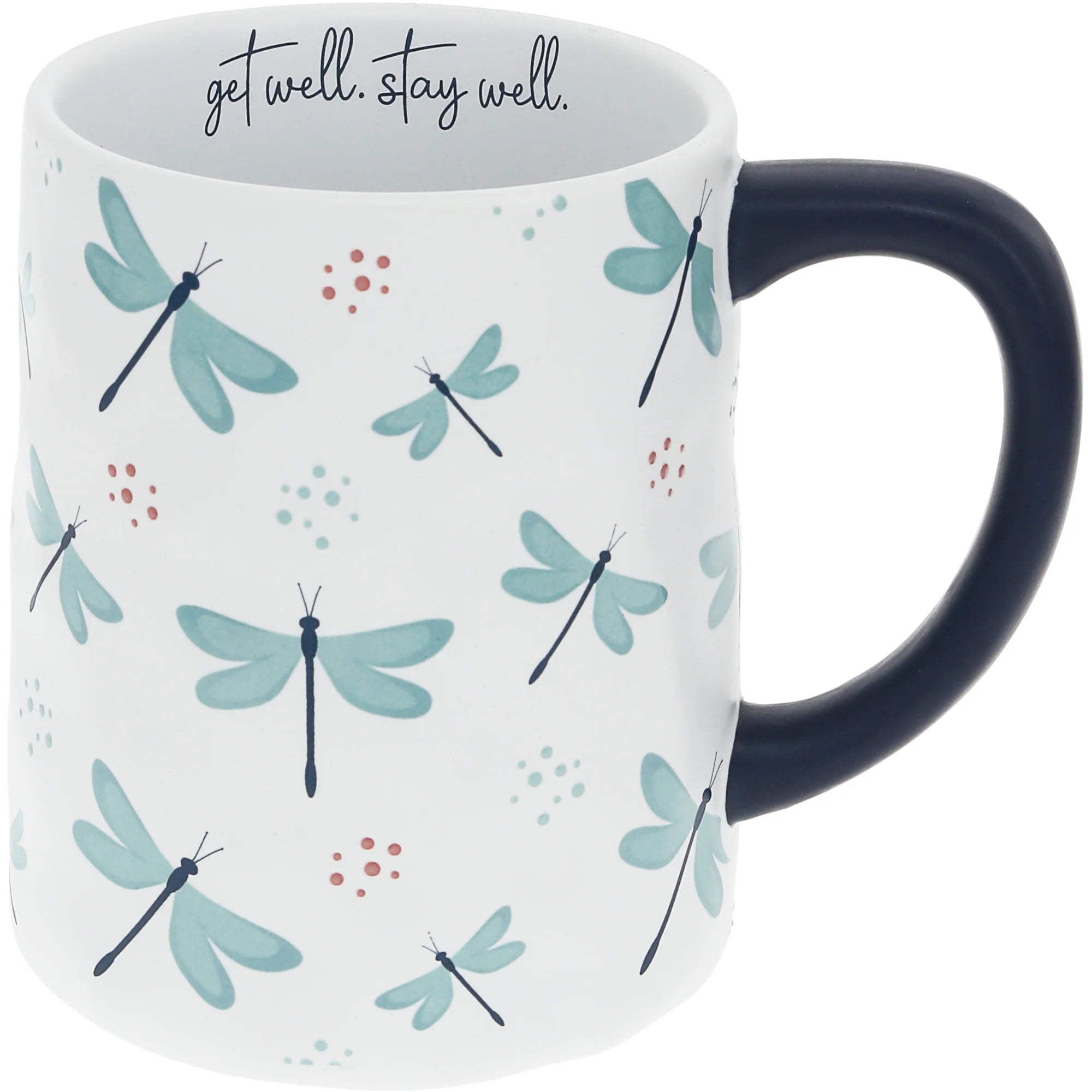 Get Well Dragonfly Mug - Inspirational Coffee Cup for Healing & Comfort - Perfect for Hospital Visits, Recovery Gifts & Daily Encouragement