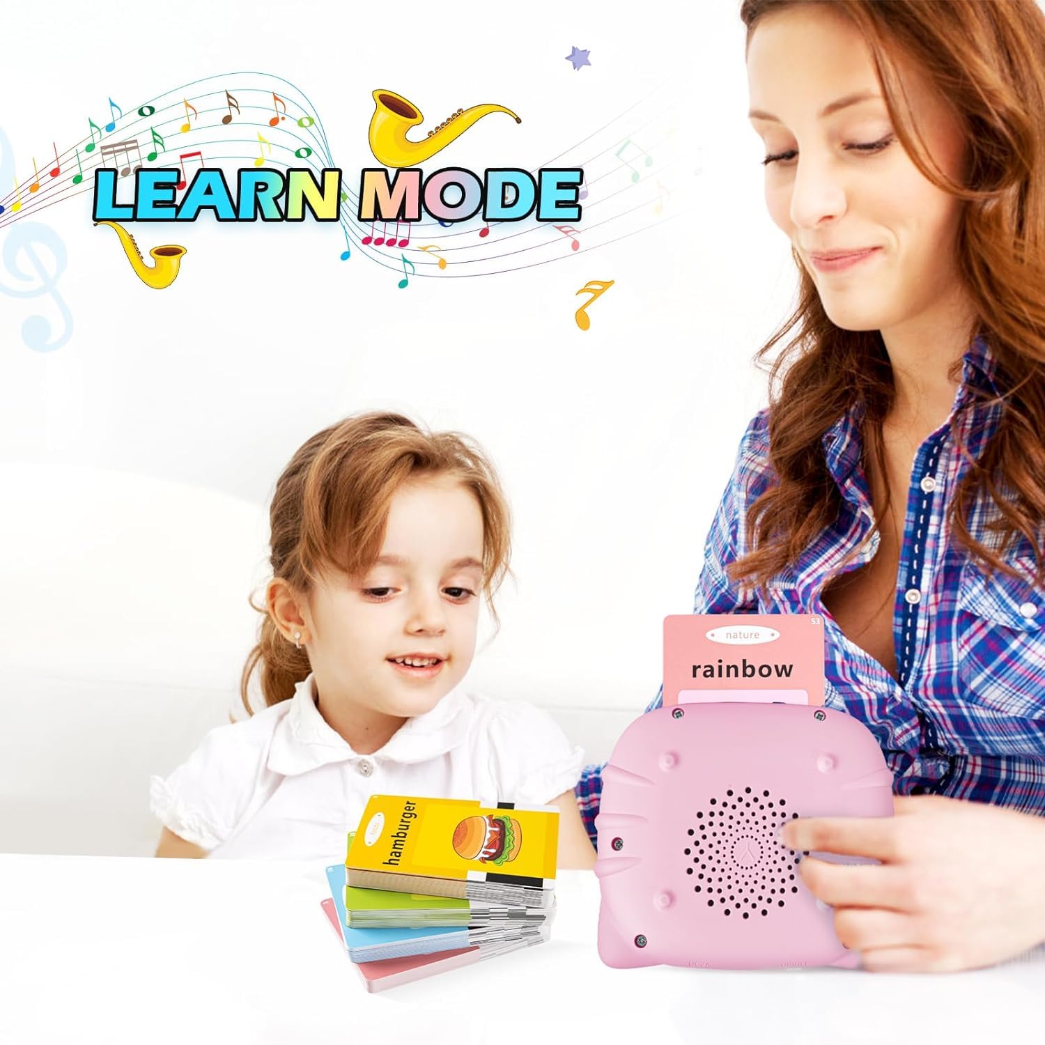 Talking Flash Cards for Toddlers 3-6 Years - 224 Sight Words Learning Toys for Speech Therapy & Autism - Perfect Birthday Gift for Boys & Girls - Ideal for Home & Classroom Learning