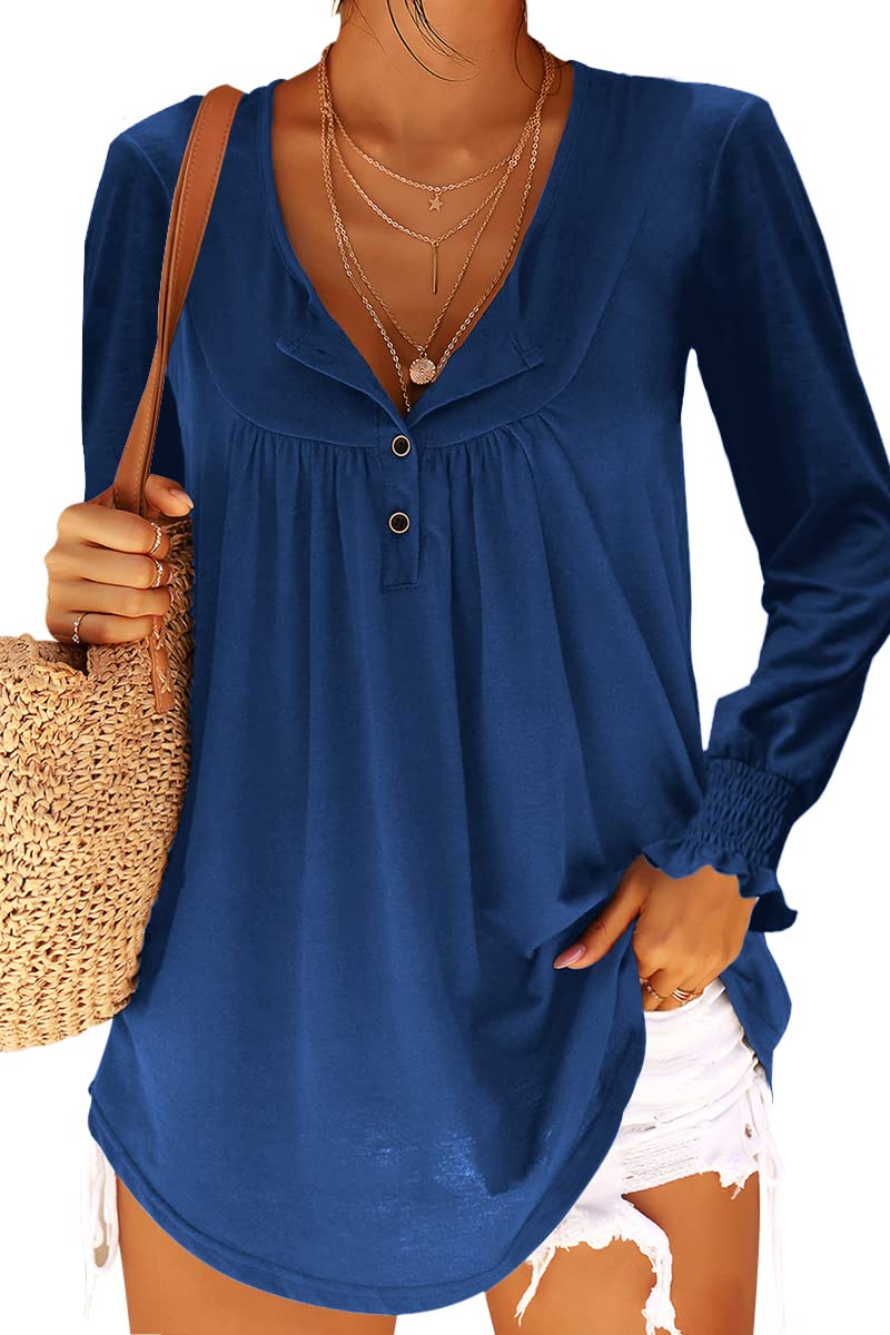 Women's Casual Sleeveless Button Down Tank Top - Solid Color Summer Tunic Vest Flowy Cami Top for Beach, Travel & Everyday Wear