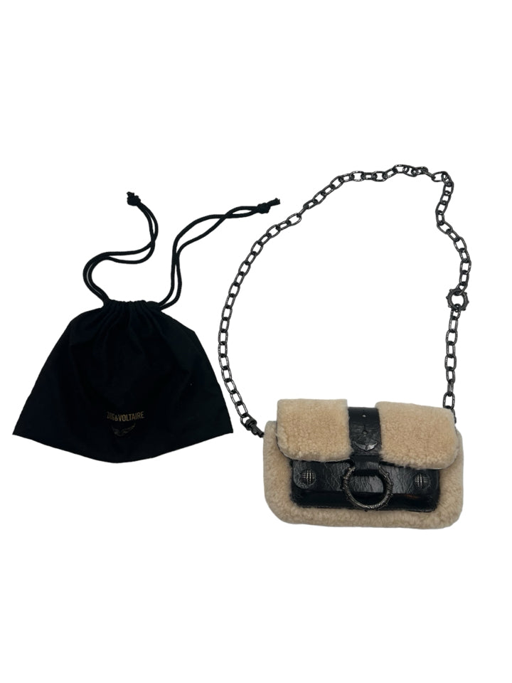 Zadig & Voltaire Kate Wallet - Stylish Black & Beige Leather Wallet for Women | Perfect for Everyday Use, Travel & Gift Giving