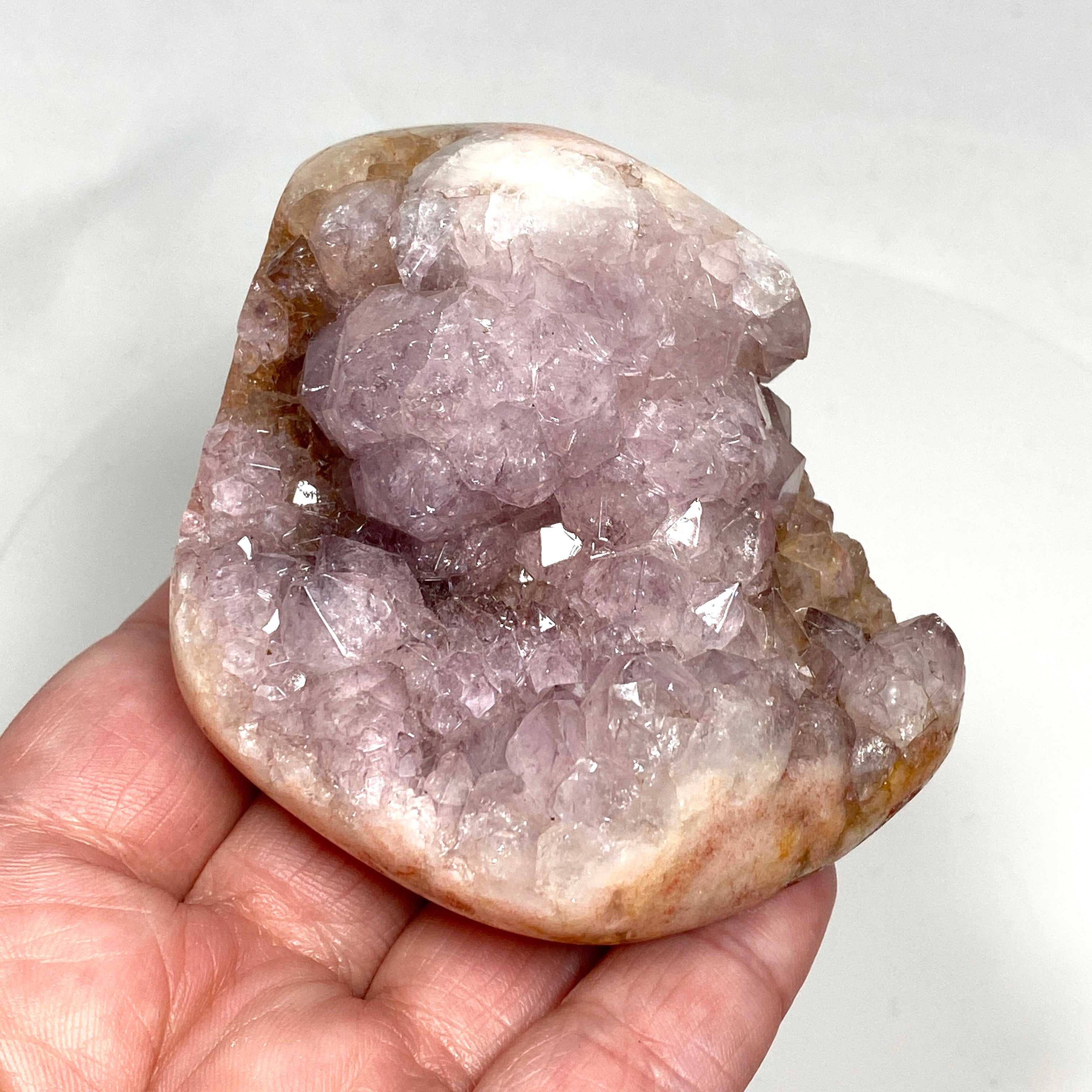 Natural Pink Amethyst Freeform Stone - Healing Crystal for Meditation, Yoga & Home Decor | PAF 06 | Spiritual Gift for Women & Men