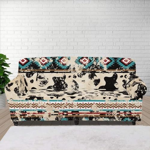 Aztec Cow Stripe