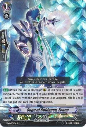 Cardfight!! Vanguard TCG - Sage of Guidance, Zenon (EB01/014EN) - Comic Style Vol 1 Trading Card Game - Collectible Anime Card for Deck Building & Competitive Play