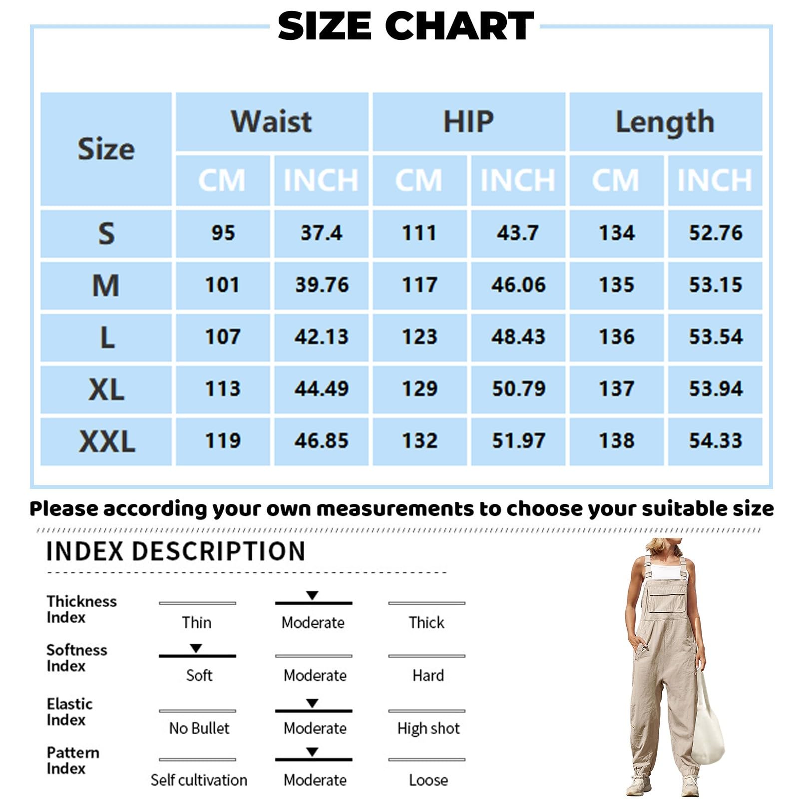 Women's Linen Overalls - Loose Fit Adjustable Straps One Piece Harem Jumpsuit with Pockets | Casual Summer Romper for Outdoors, Beach & Everyday Wear