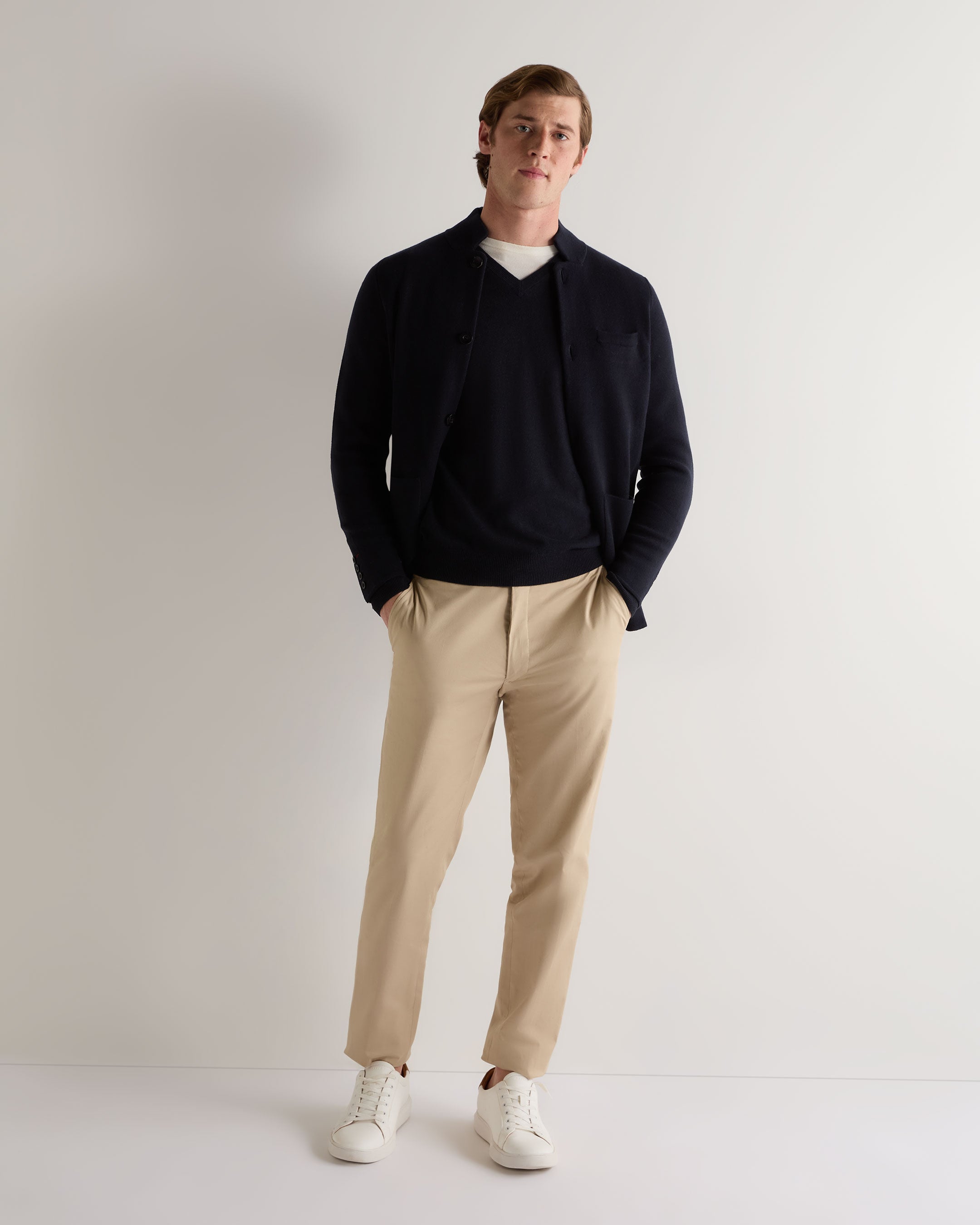 Premium Men's Grosvenor Milano Cashmere Jacket - Navy Blue | Soft & Warm Winter Coat for Business & Casual Wear | Perfect for Office, Travel & Outdoor Activities