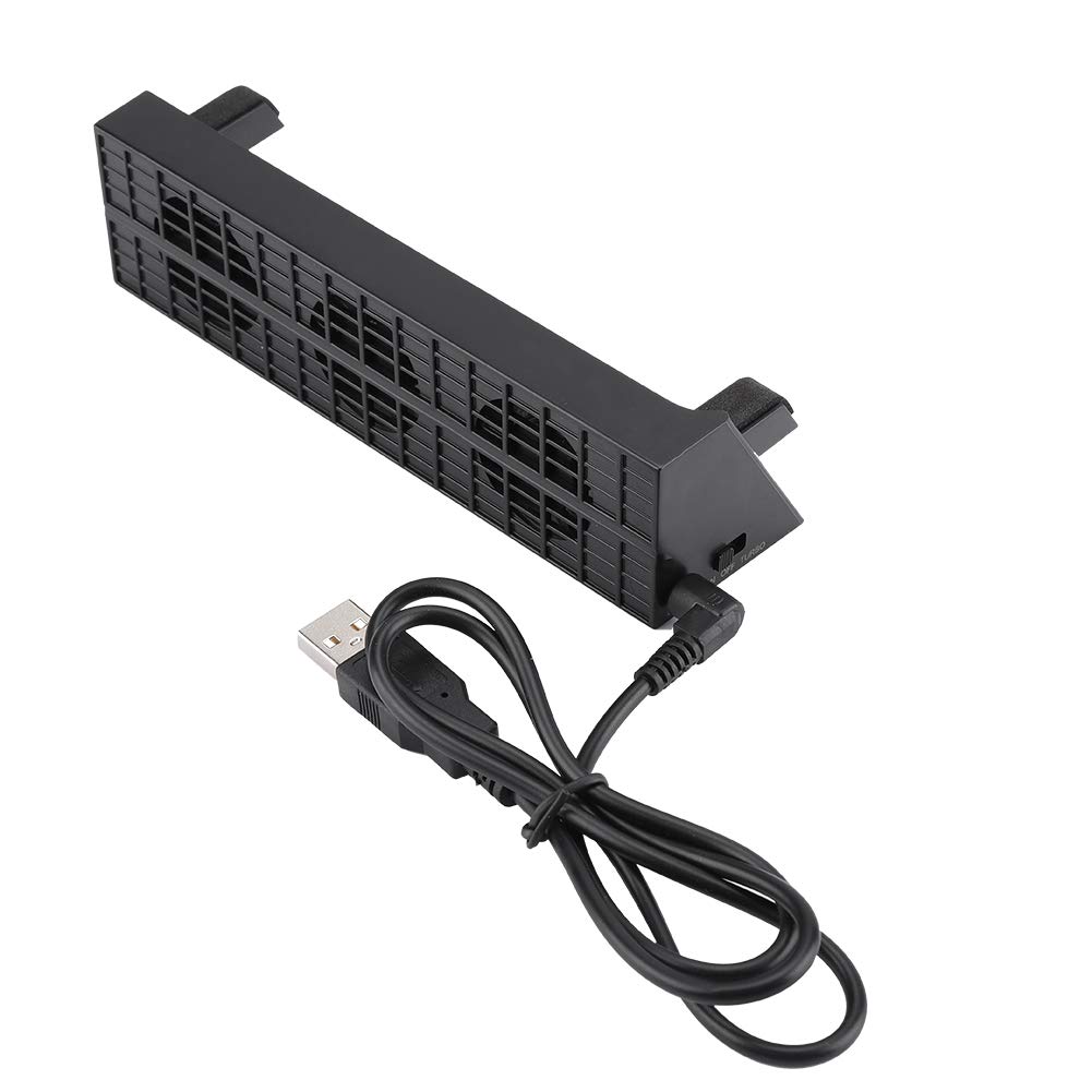 Mugast Cooling Fan for Slim Portable Gaming Console - Intelligent Cooling System with Power Cable for PS4 Slim - Prevent Overheating for Extended Gaming Sessions