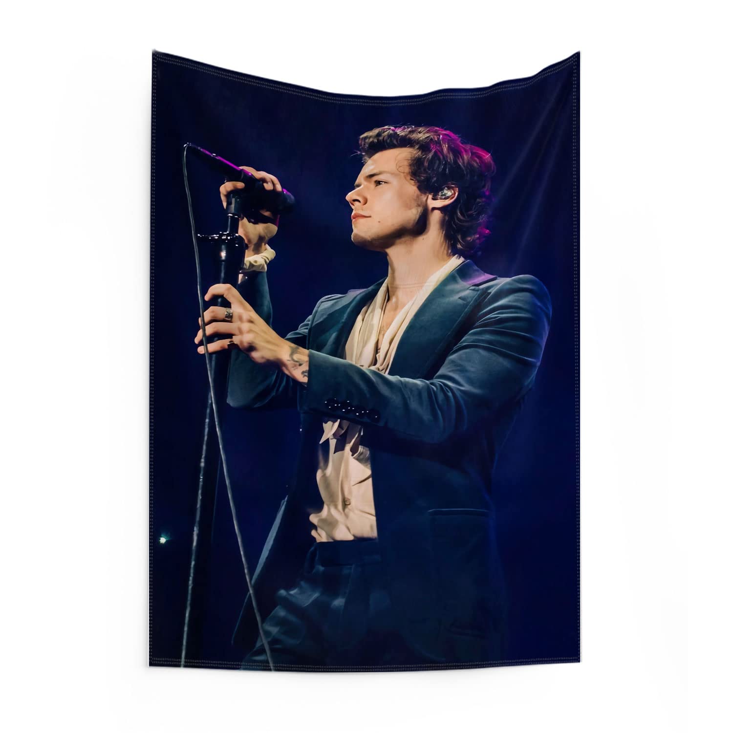 Bohemian Tapestry Wall Hanging 39.3x59.1 Inch - Gormcore Music & Art Aesthetic Decor for Bedroom, Living Room, Dorm - Perfect as Room Divider, Curtain or Balcony Partition - Enhance Your Home Decor with Stylish Fabric Art
