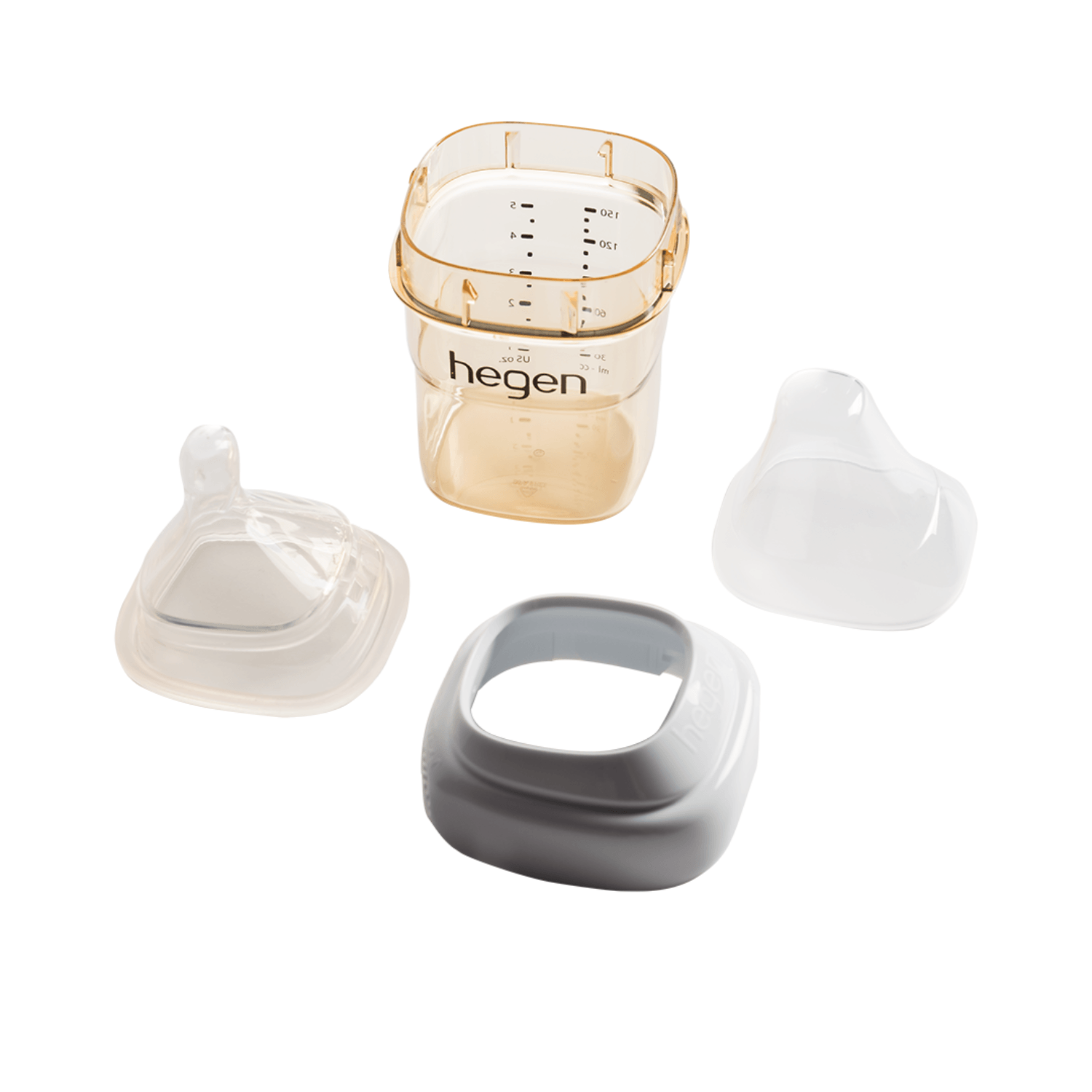 Hegen PCTO™ 150ml/5oz PPSU Baby Feeding Bottle Set - 2 Pack with Slow Flow Teats (1-3 Months) - Perfect for Newborns & Infant Feeding at Home or On-the-Go