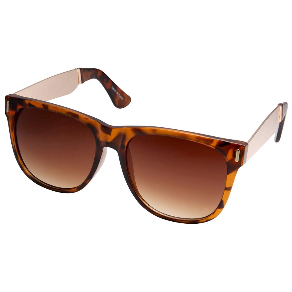 Stylish Large Oversized Fashion Sunglasses with Metal Temples - UV Protection for Women & Men - Perfect for Beach, Driving & Outdoor Activities