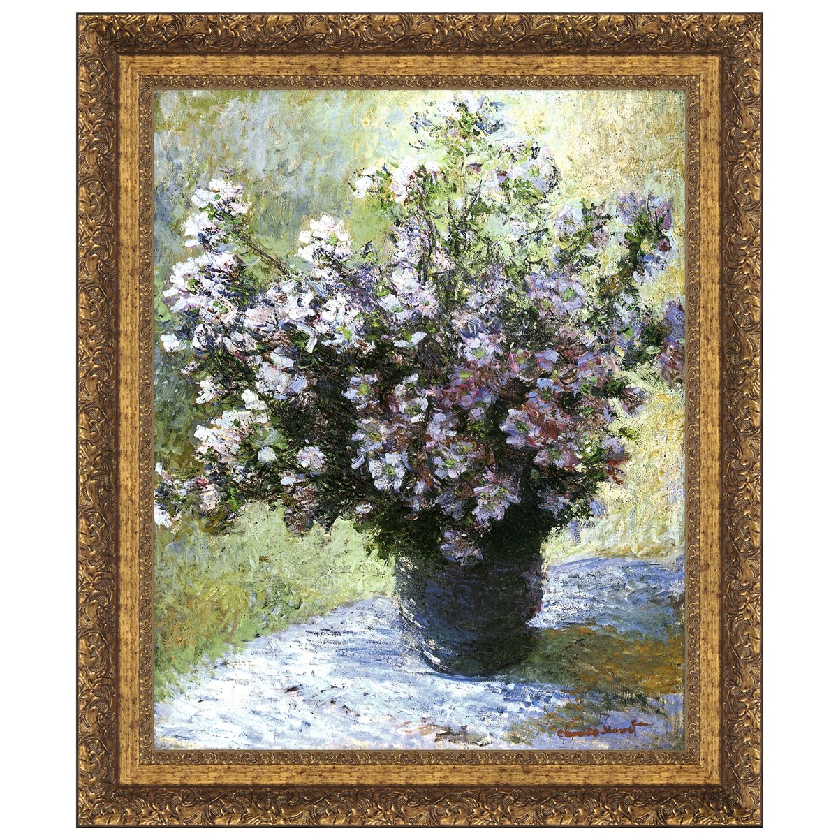 Design Toscano Vase of Flowers 1882 - Large Canvas Replica Painting Wall Art - Floral Home Decor for Living Room, Bedroom & Office