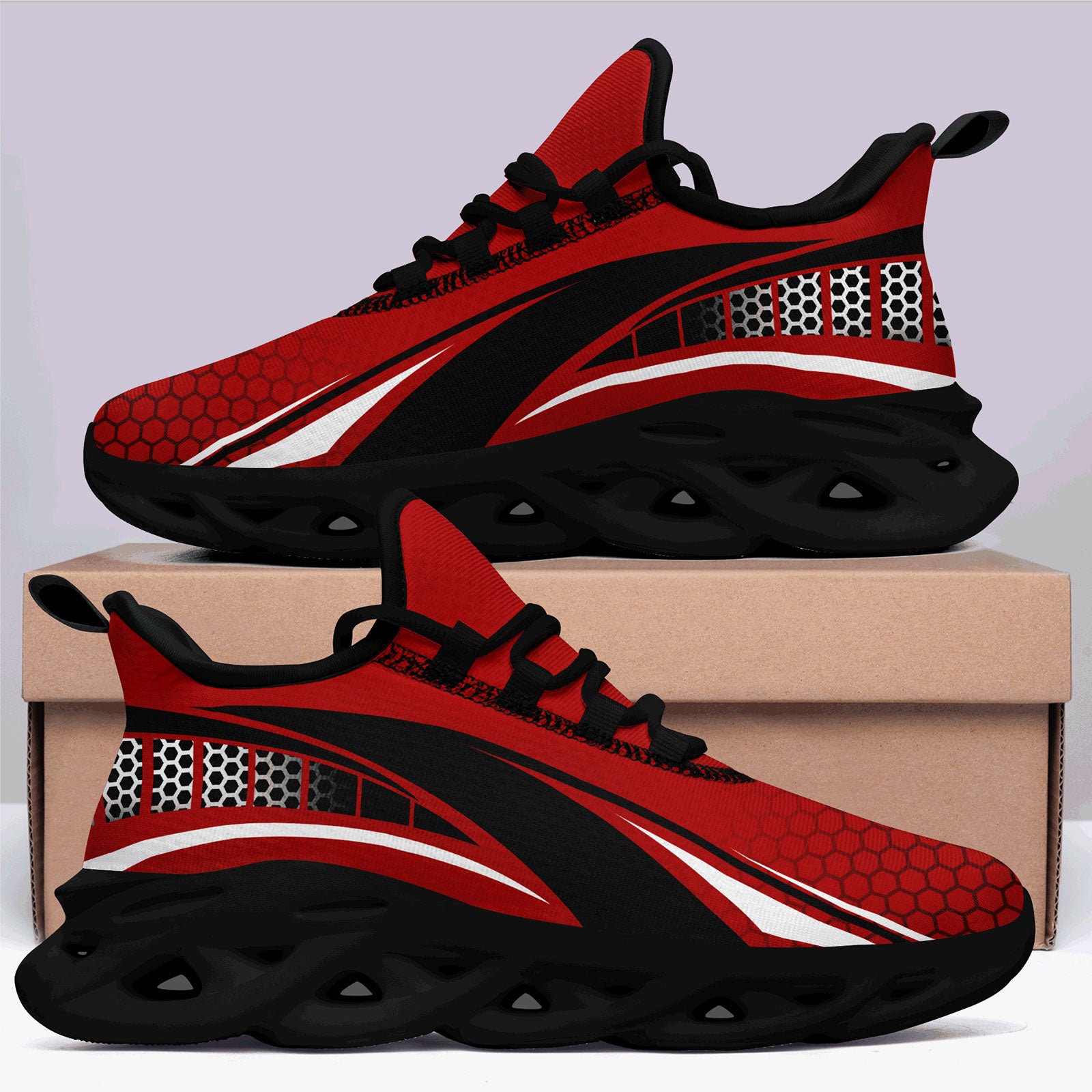 Custom Maxsoul Personalized Sneakers - Breathable Lightweight Running Shoes for Men & Women (FN003 E025022) - Perfect for Jogging, Gym Workouts & Casual Wear
